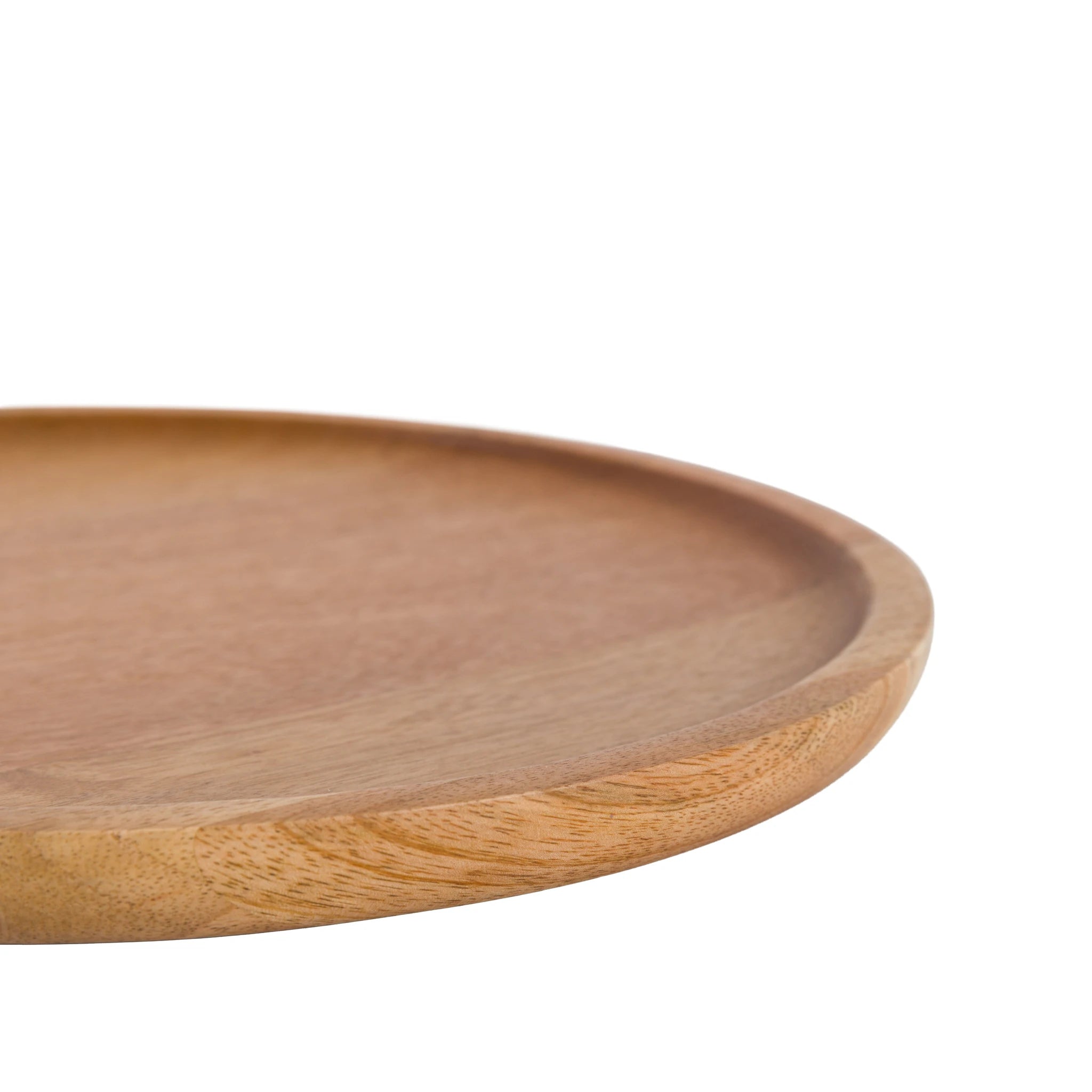 Colette Mango Wood Round Decorative Tray