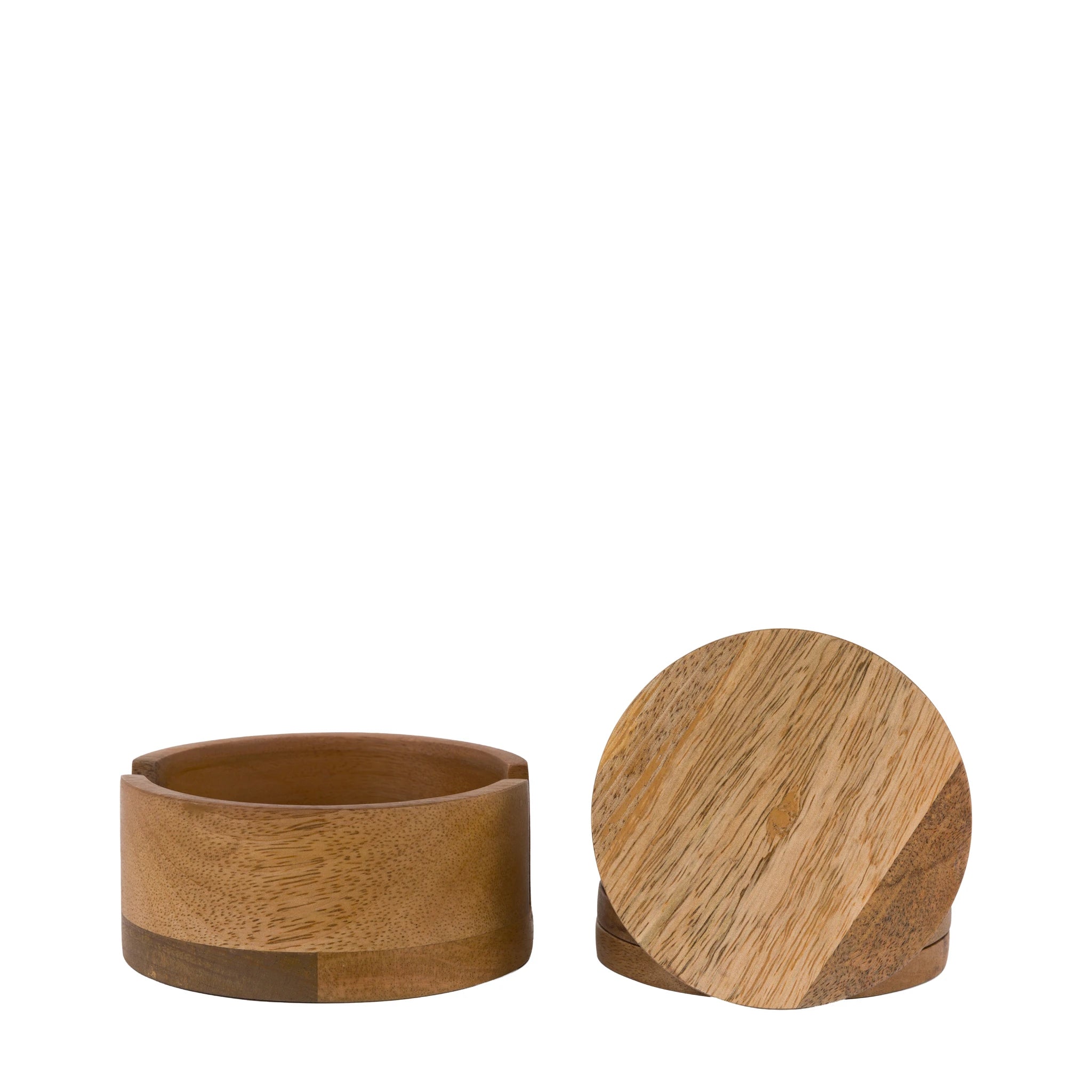 Set of 4 Colette Mango Wood Coasters