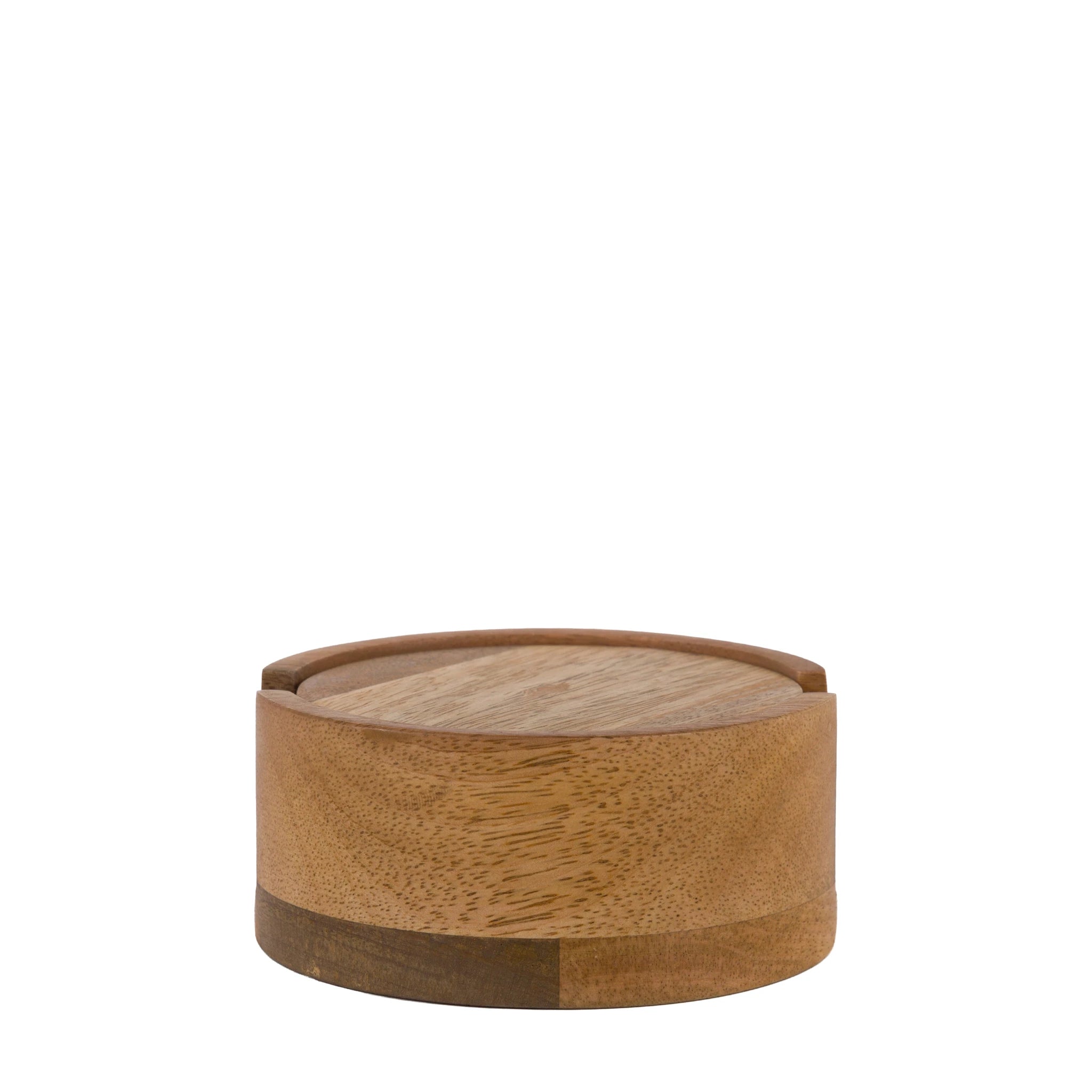 Set of 4 Colette Mango Wood Coasters