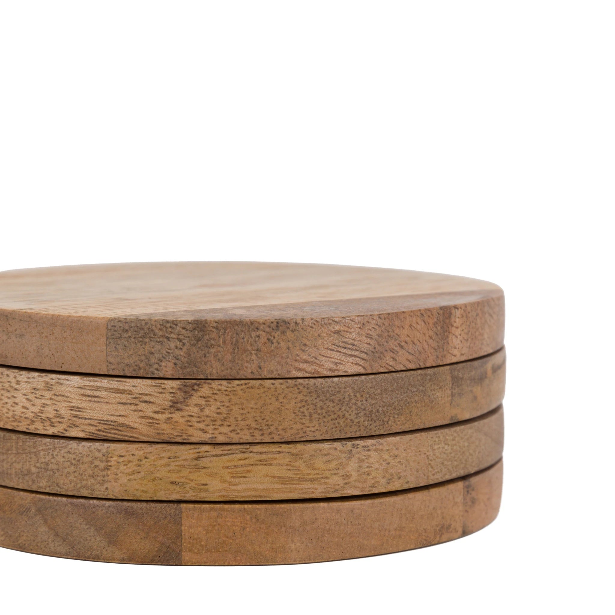 Set of 4 Colette Mango Wood Coasters