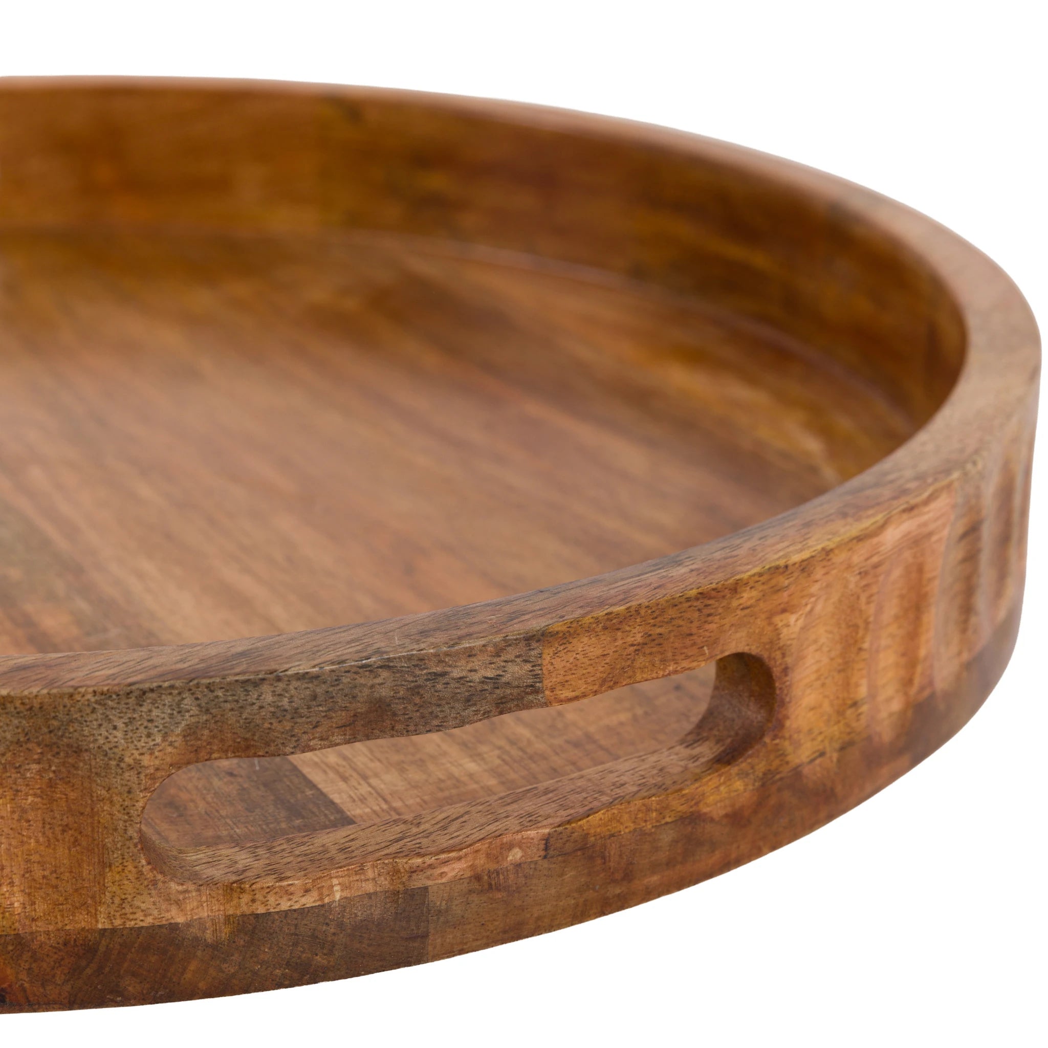 Colette Mango Wood Handled Tray