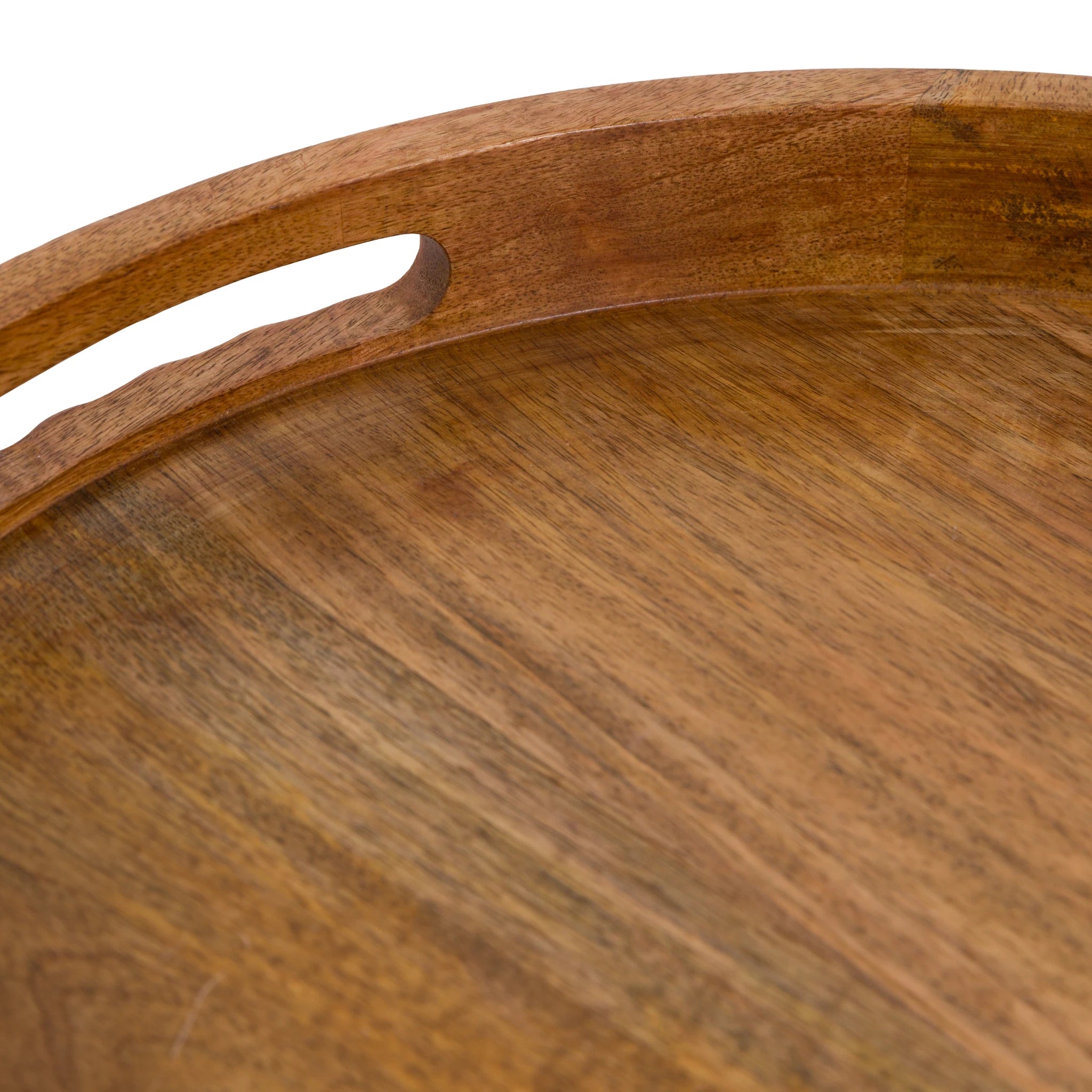 Colette Mango Wood Handled Tray