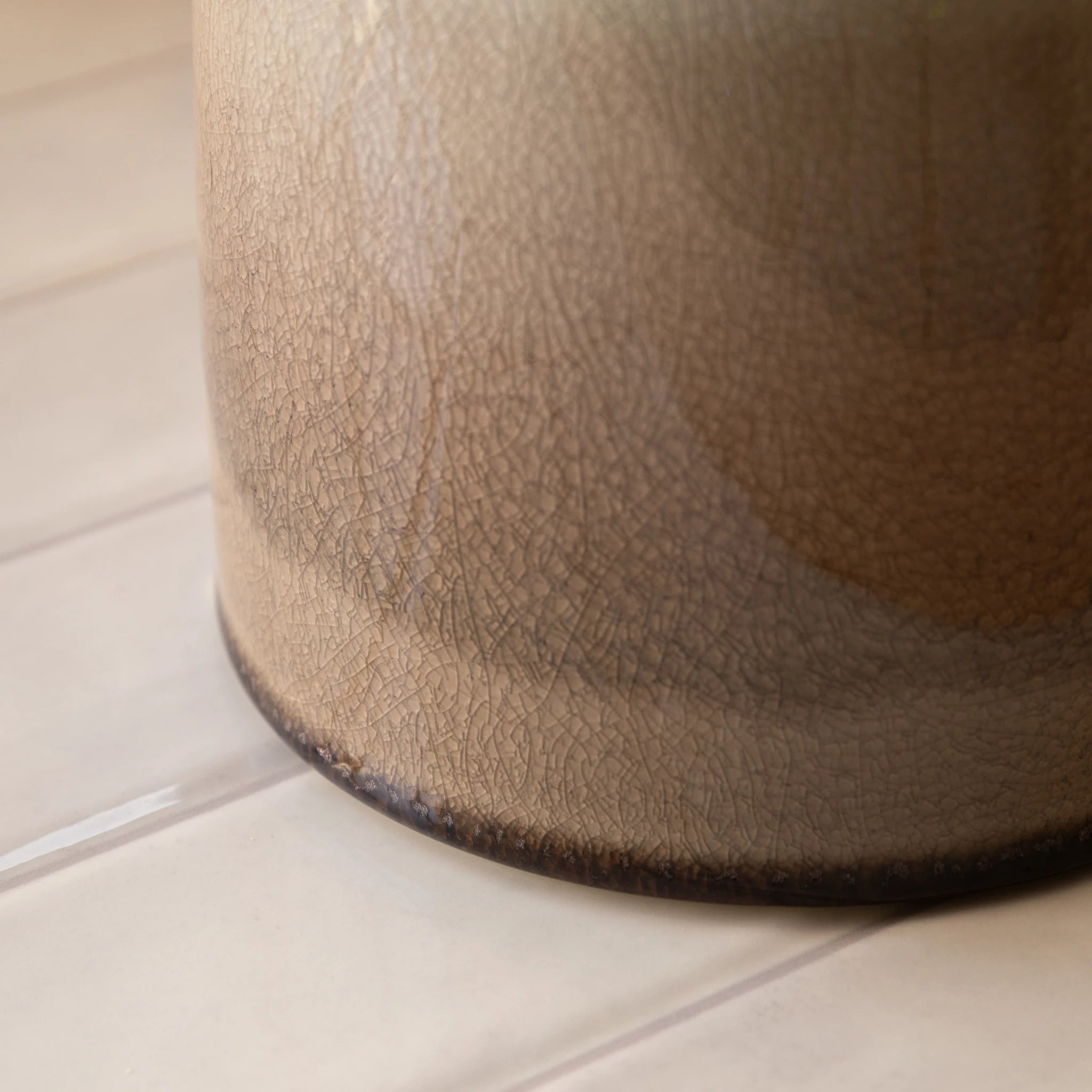 Cerella Crackle Glaze Natural Ceramic Vase