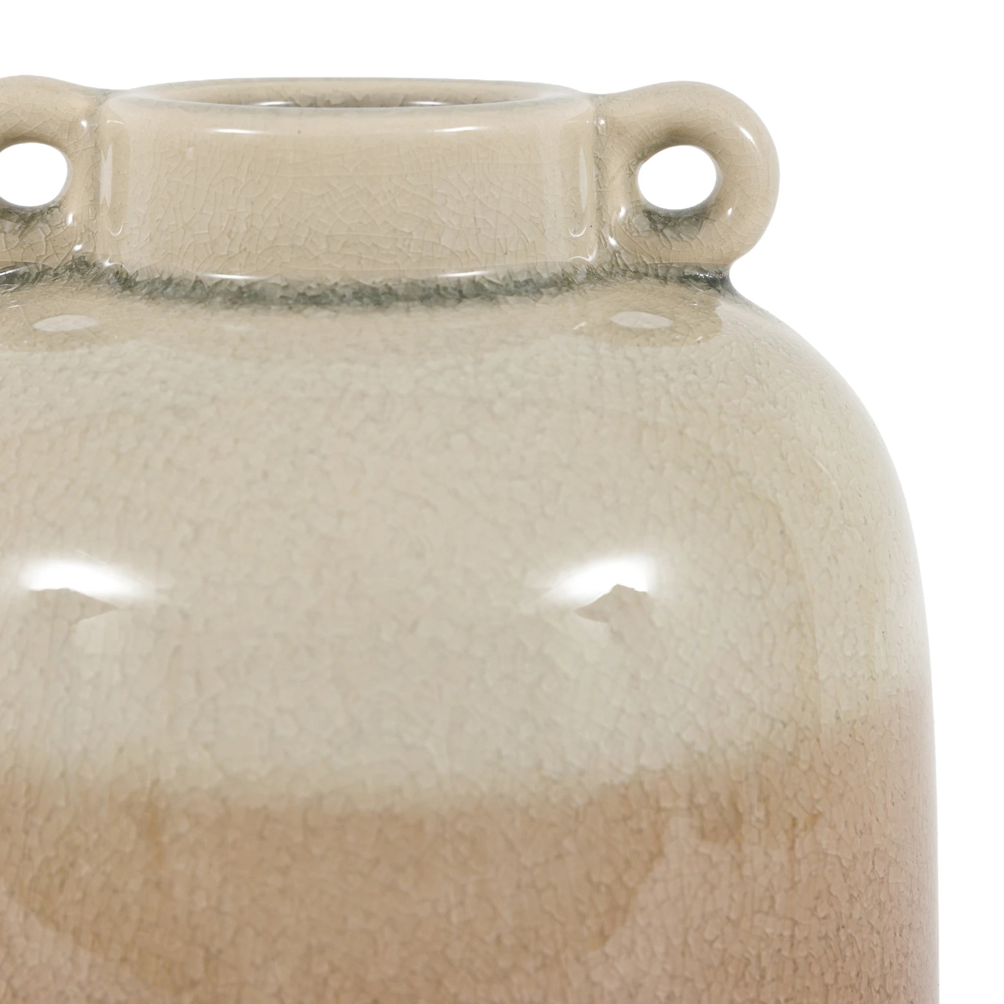Cerella Crackle Glaze Natural Ceramic Vase