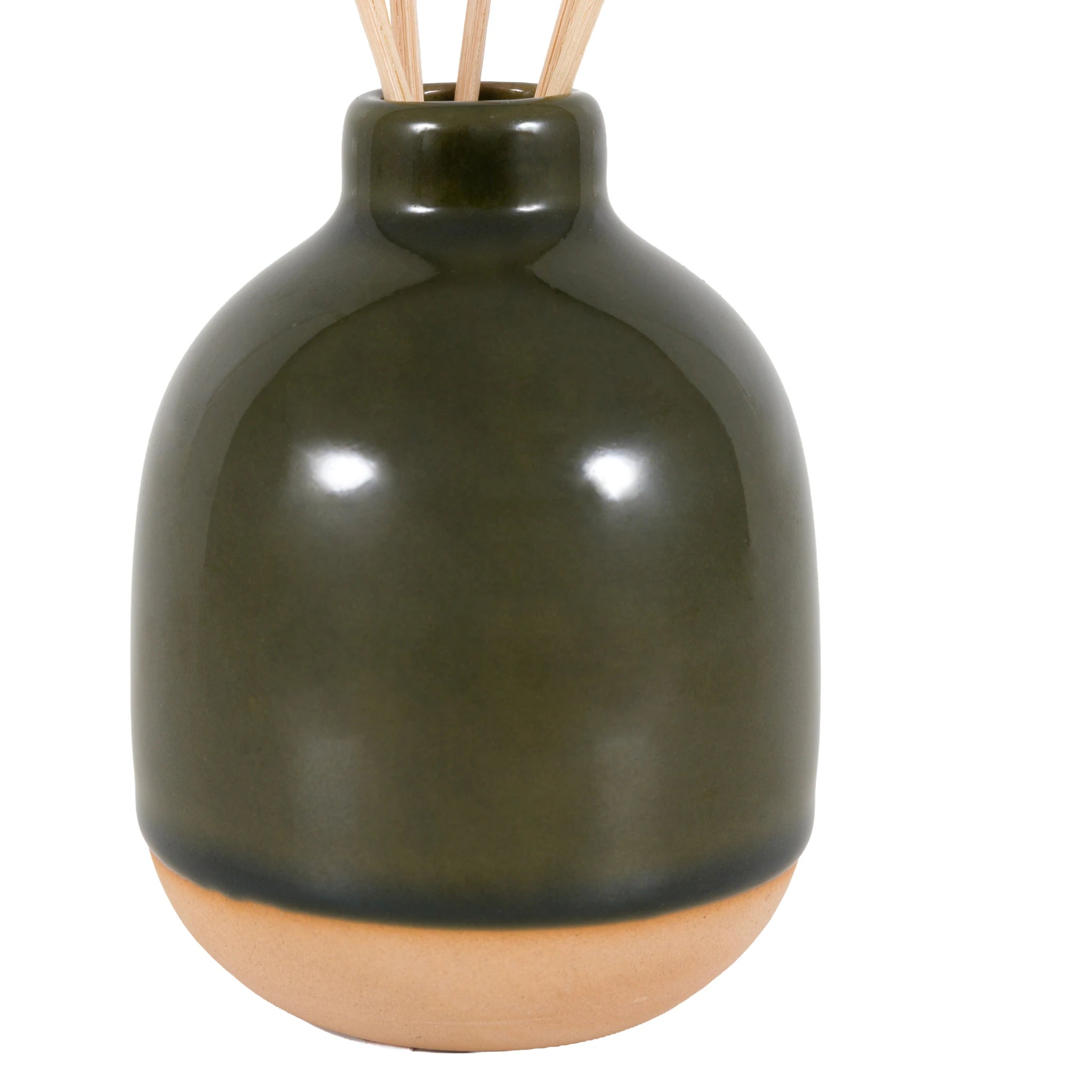Terrene Olive Green 200ml Glazed Ceramic Diffuser