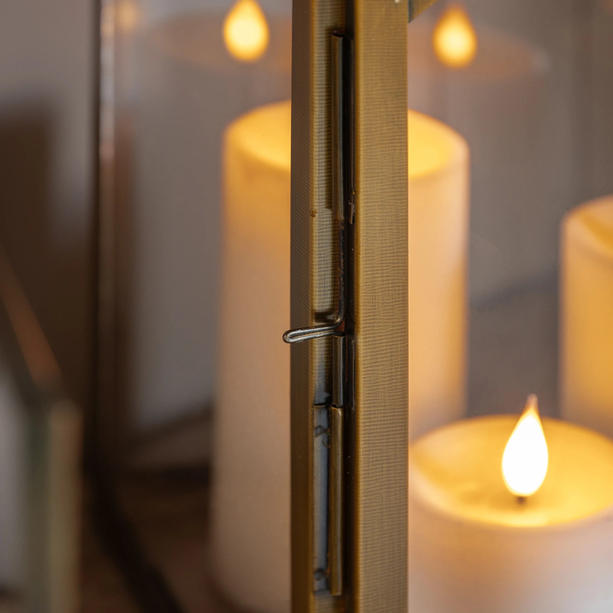 Parke Metal Gold Lantern Large