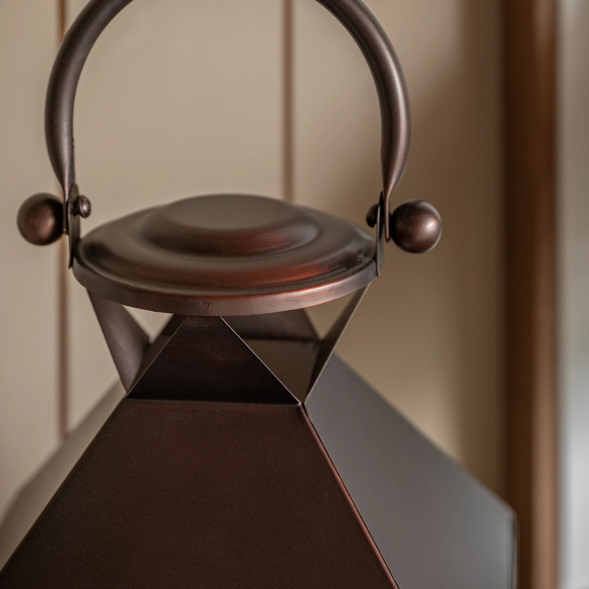 Parke Metal Brown Lantern Small