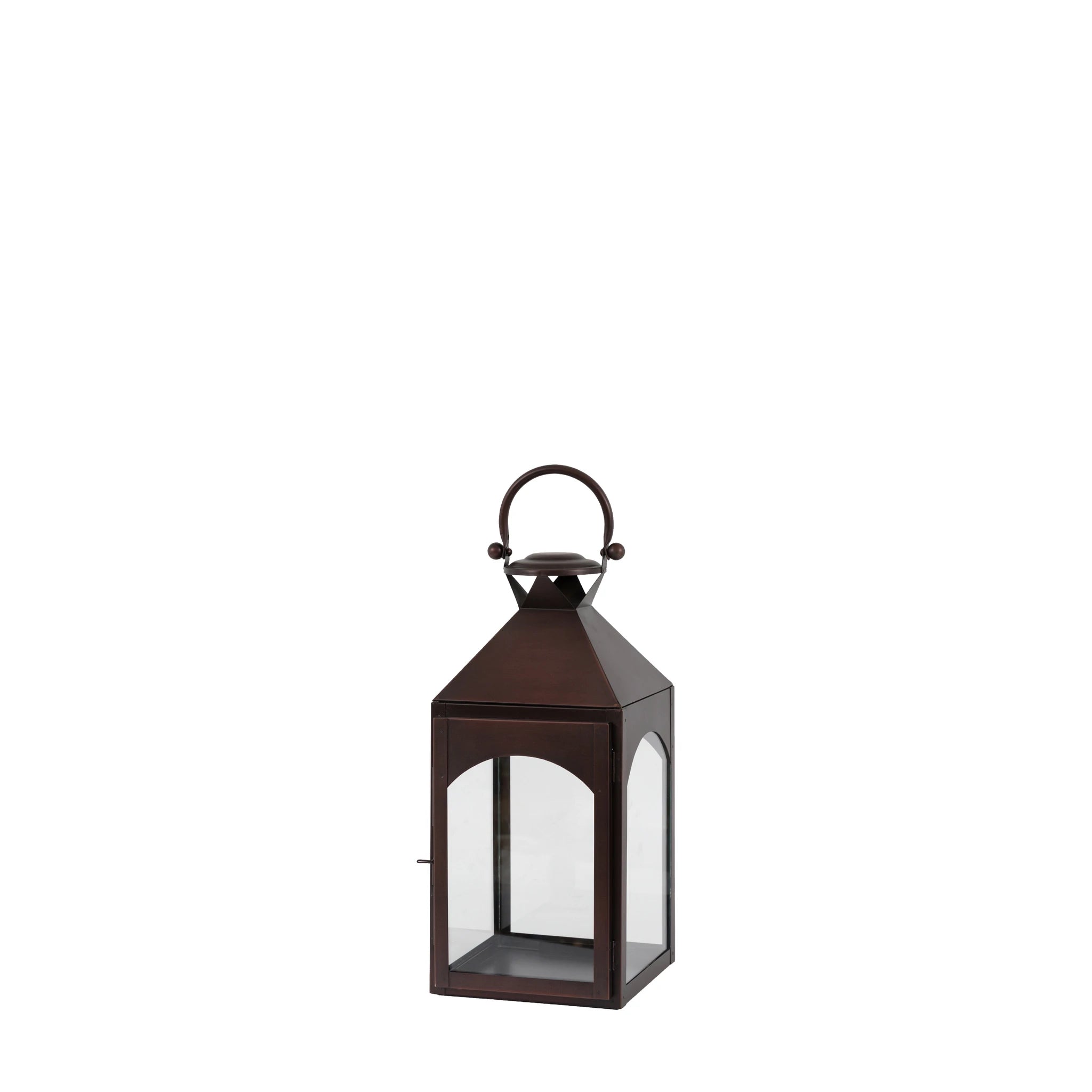Parke Metal Brown Lantern Small
