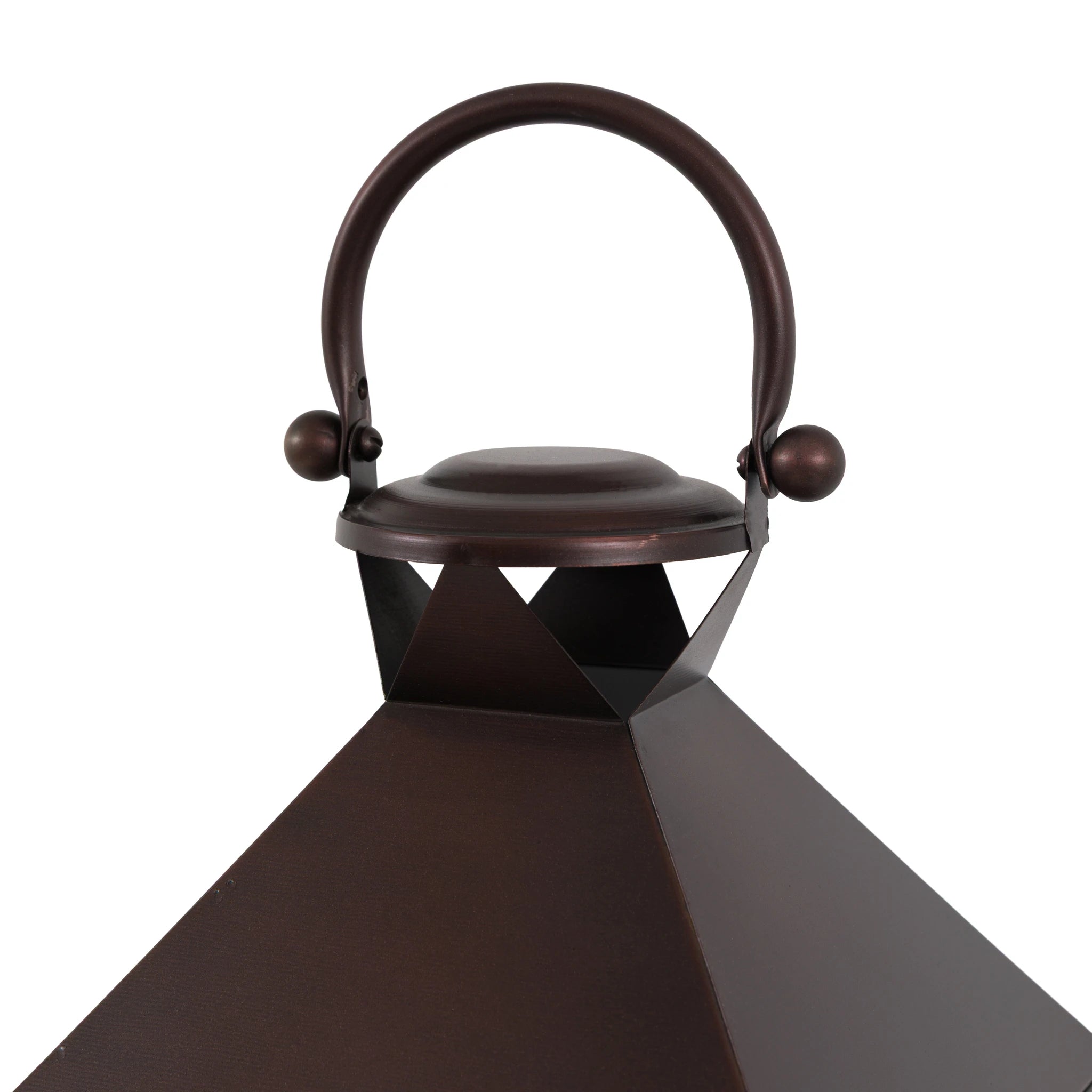 Parke Metal Brown Lantern Small