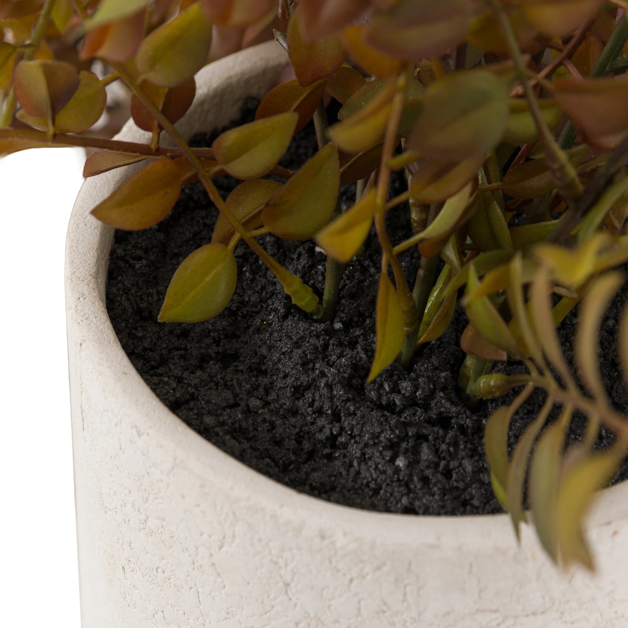 Alderhollow Brown Rustic Pot Faux Trailing Plant