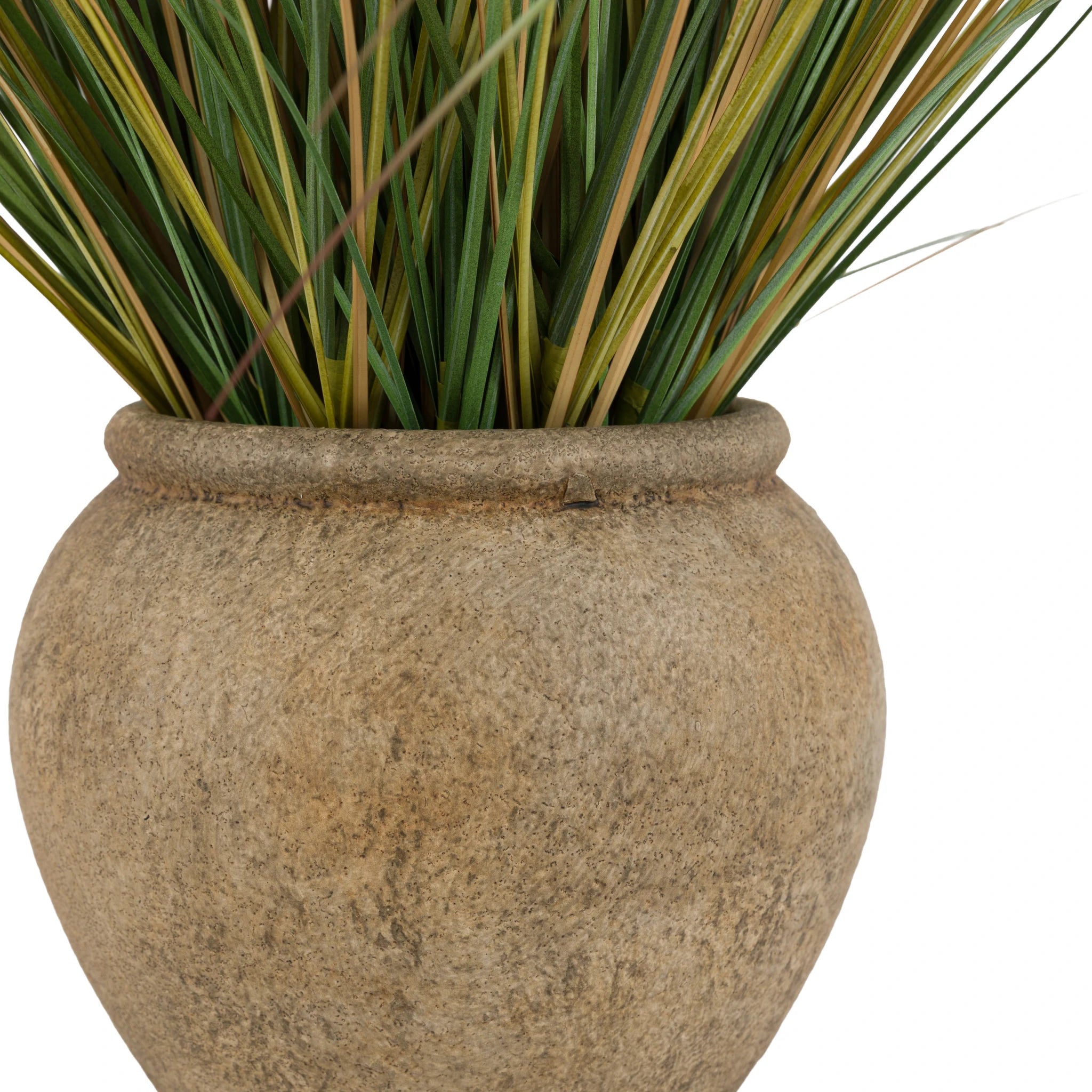 Alderridge Rustic Pot Faux Grass Plant