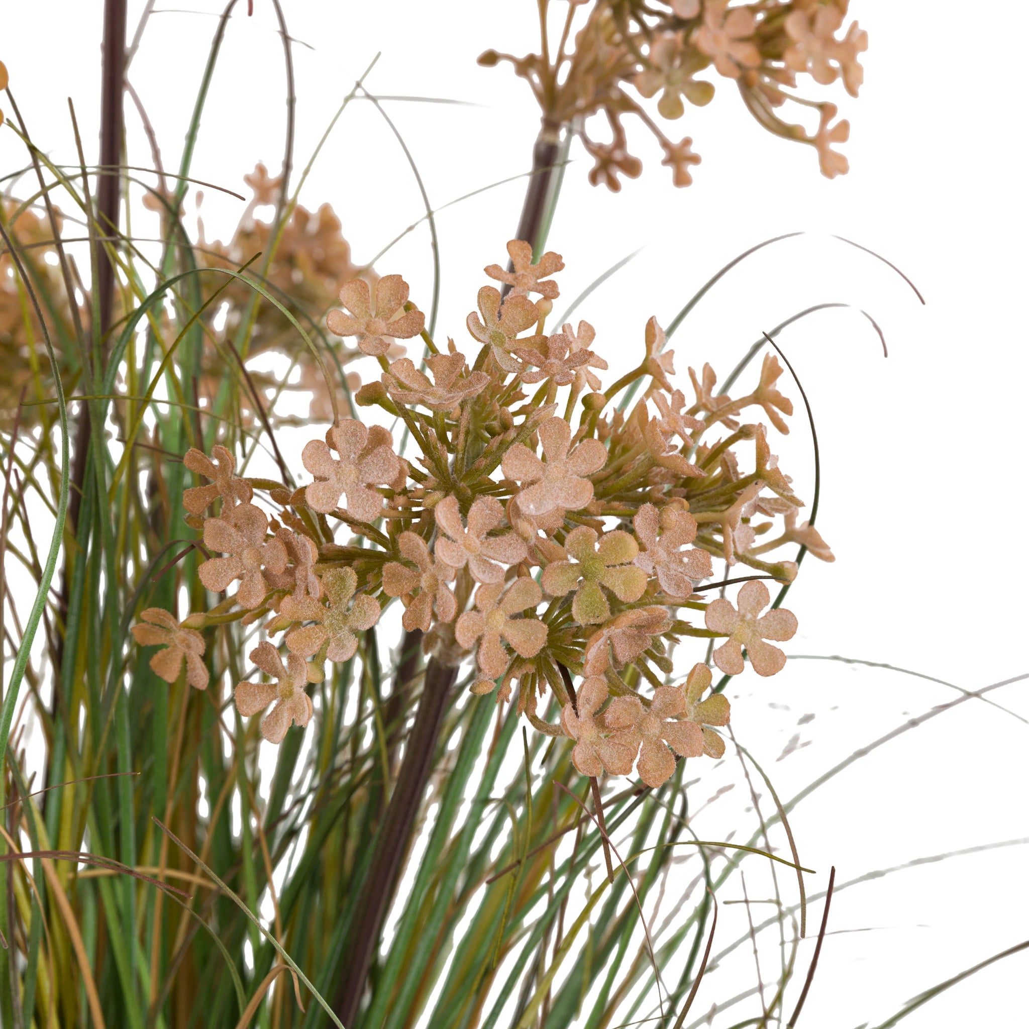 Alderridge Rustic Pot Faux Grass Plant