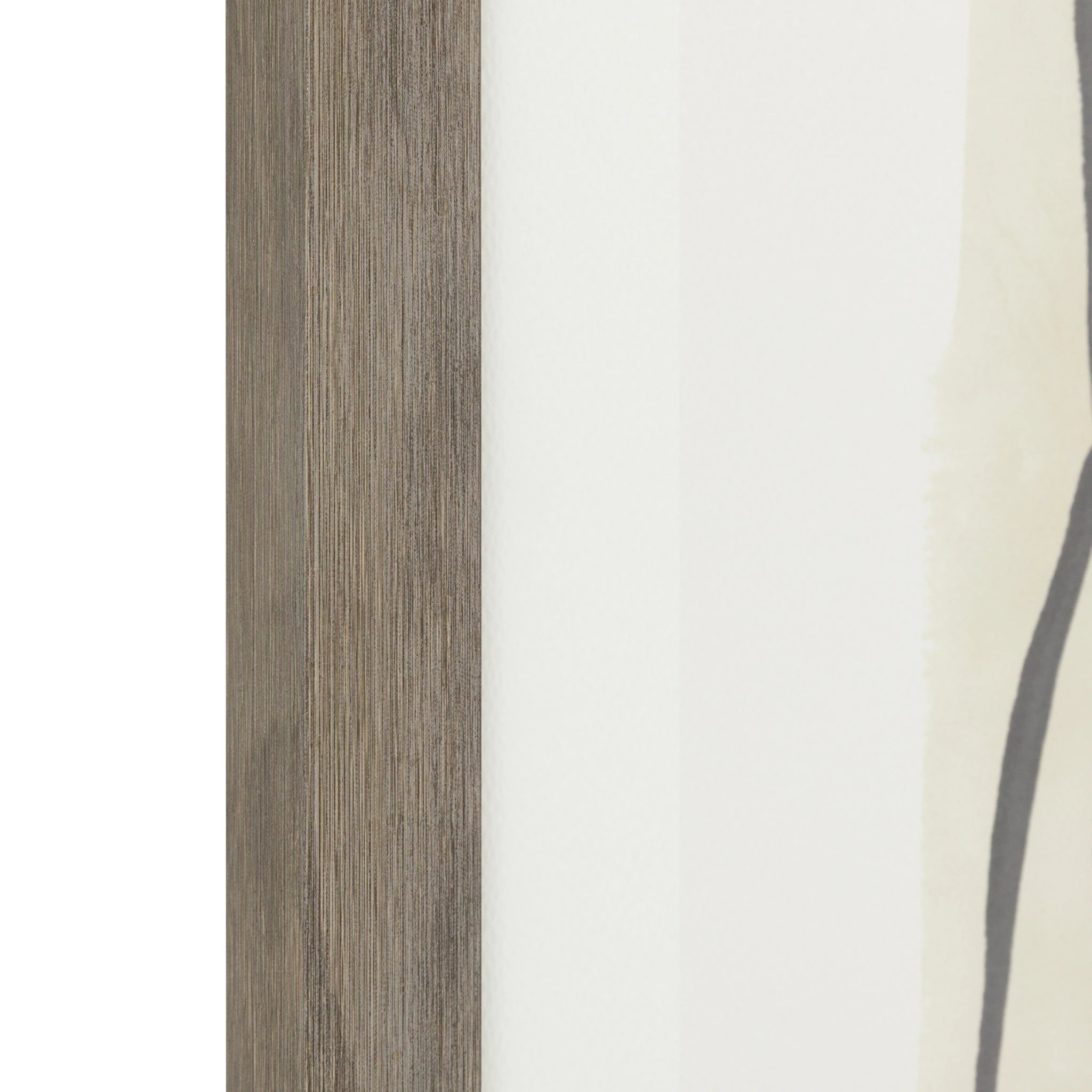 Aldergarden Abstract Black & Natural Framed Wall Art