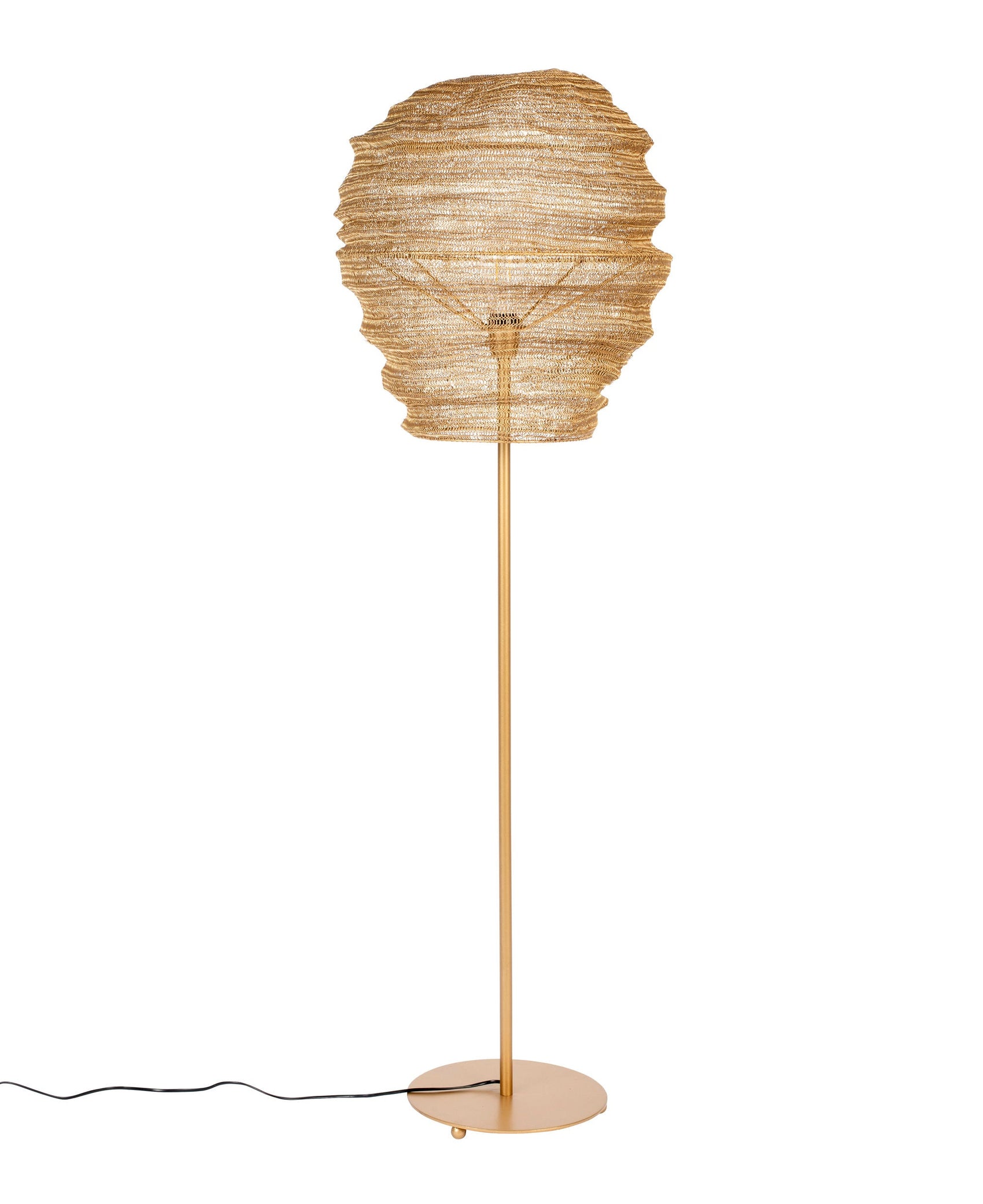 Lena Brass Floor Lamp