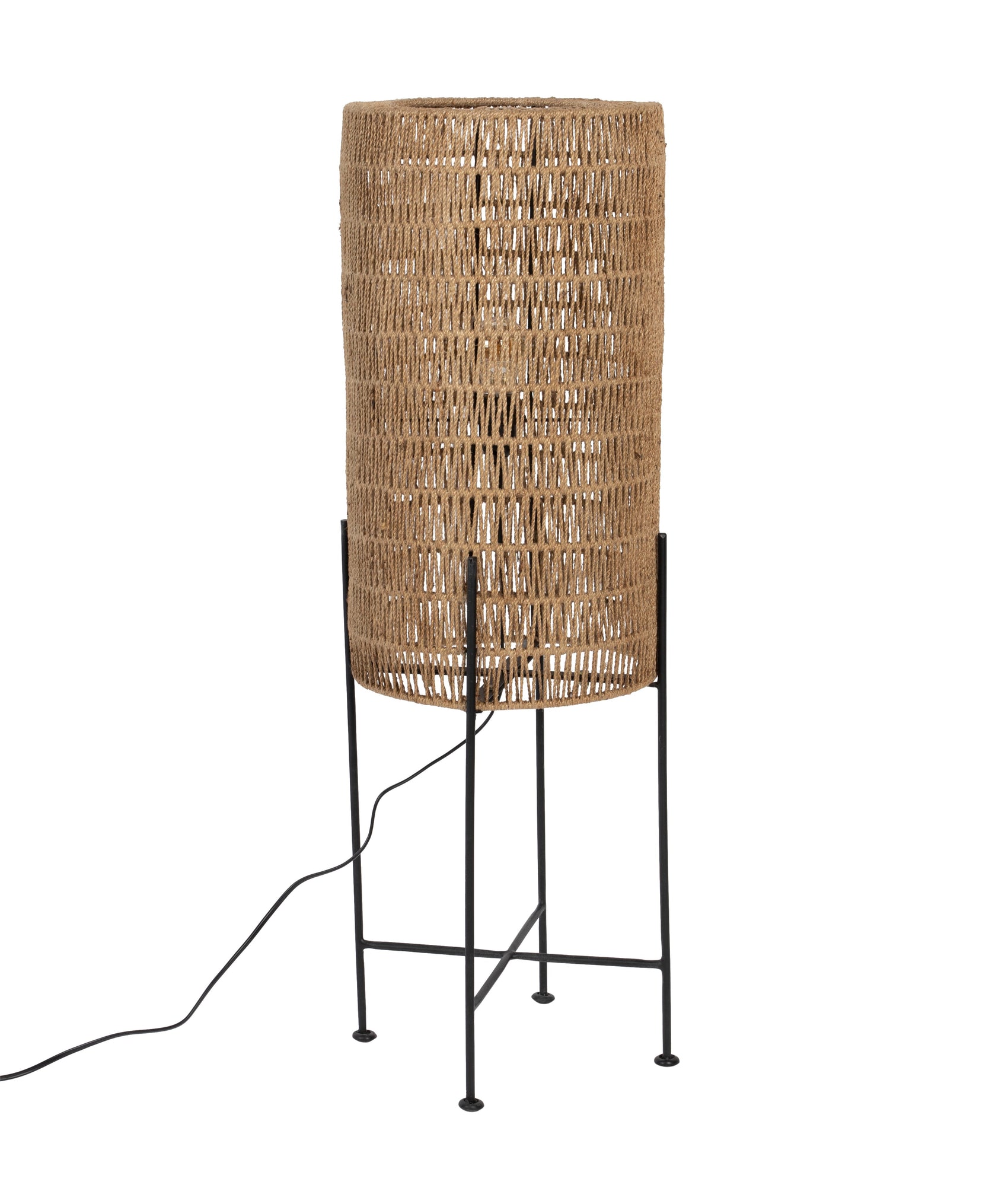 Dutchbone Kari Natural Rope Floor Lamp