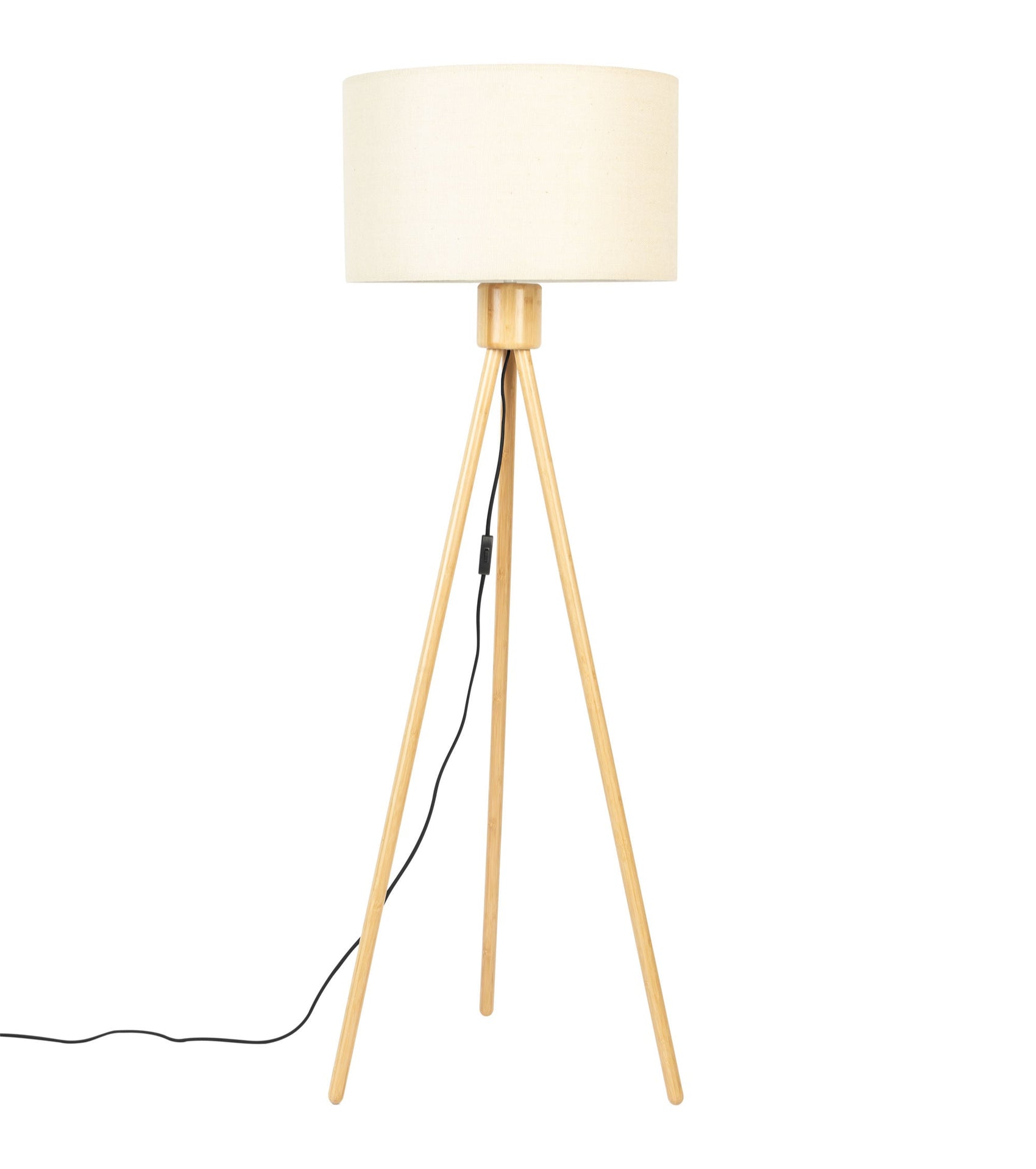 Zuiver Fan Bamboo Tripod Floor Lamp