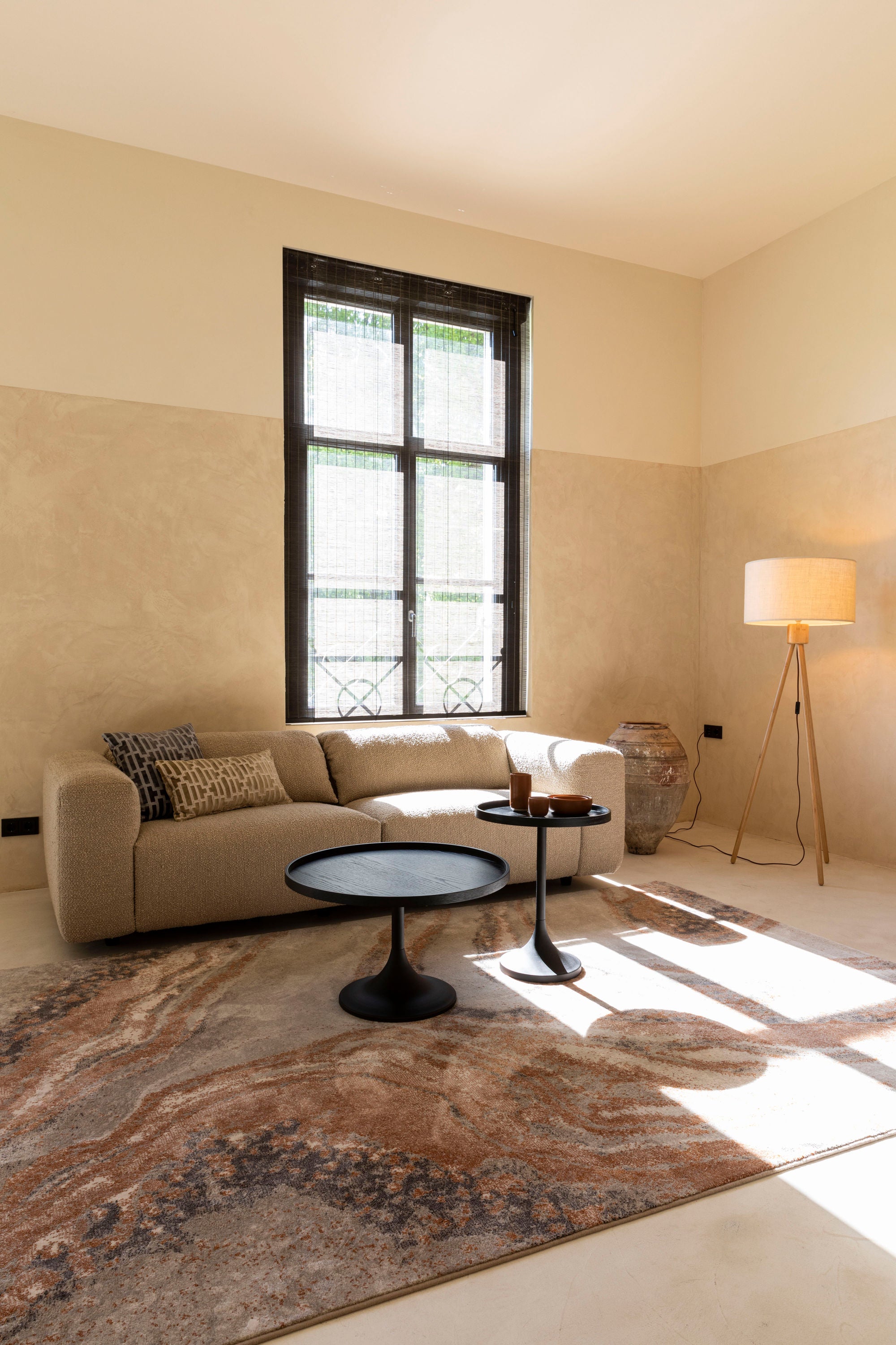 Zuiver Fan Bamboo Tripod Floor Lamp