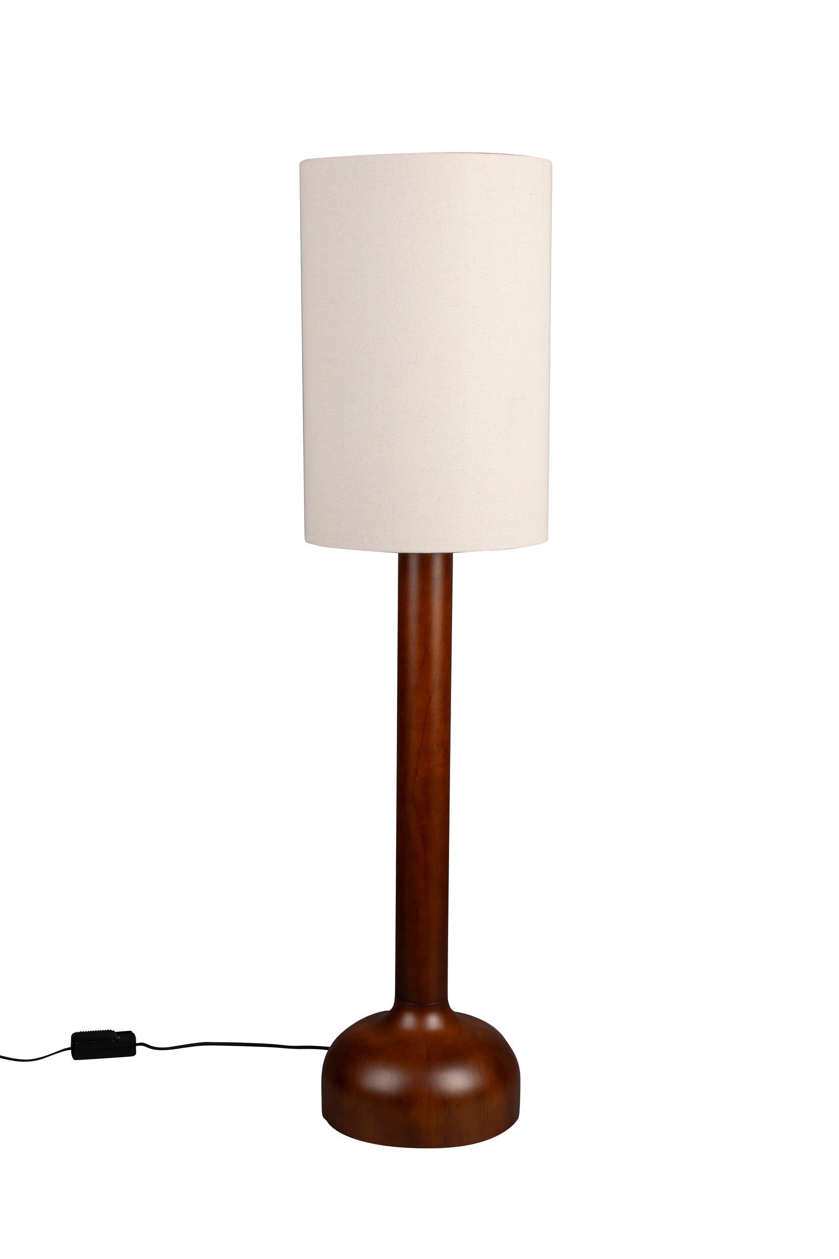 Dutchbone Jones Soft Organic Brown Wood Floor Lamp