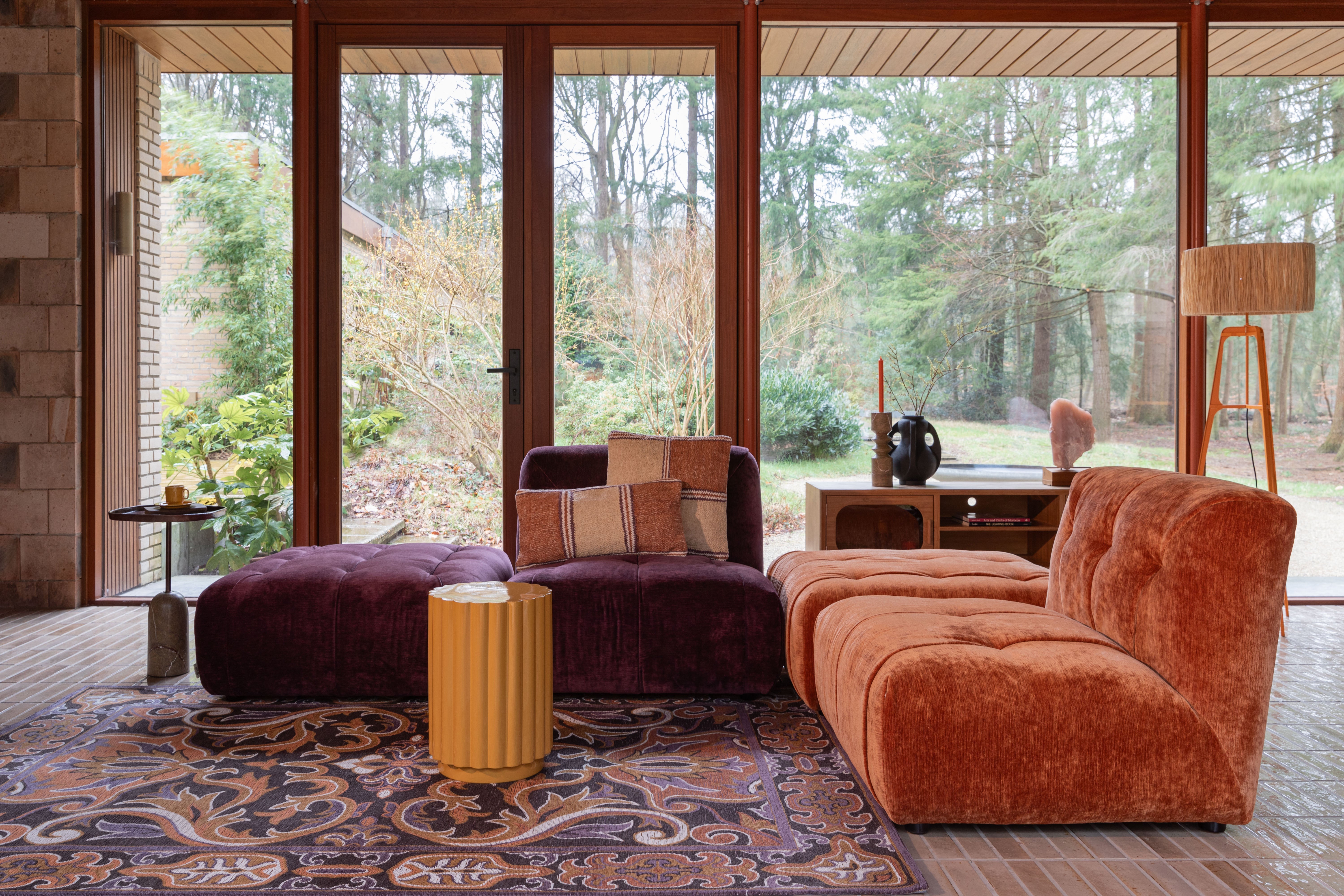 Dutchbone Afra Orange Tripod Floor Lamp