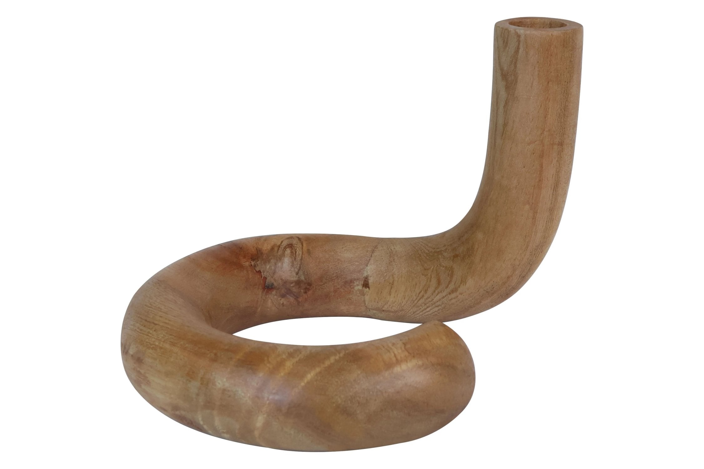 Woodland Natural Wood Candle Holder