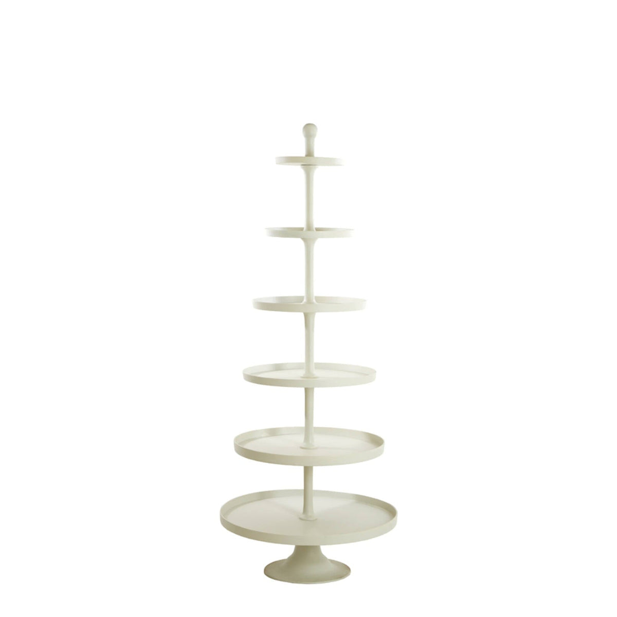Hokksund Cream Metal 6 Tier Display Unit