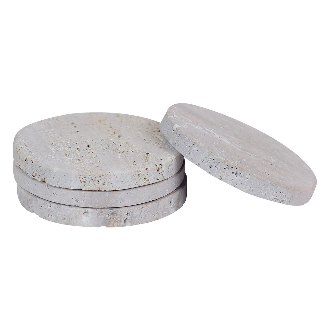 Amo Travertine Set of 4 Coasters