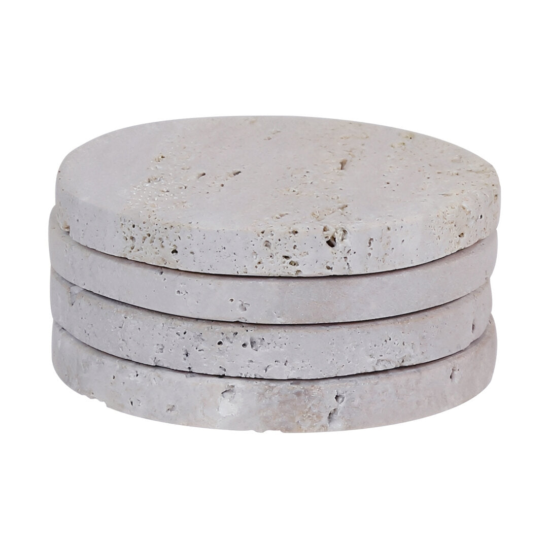 Amo Travertine Set of 4 Coasters