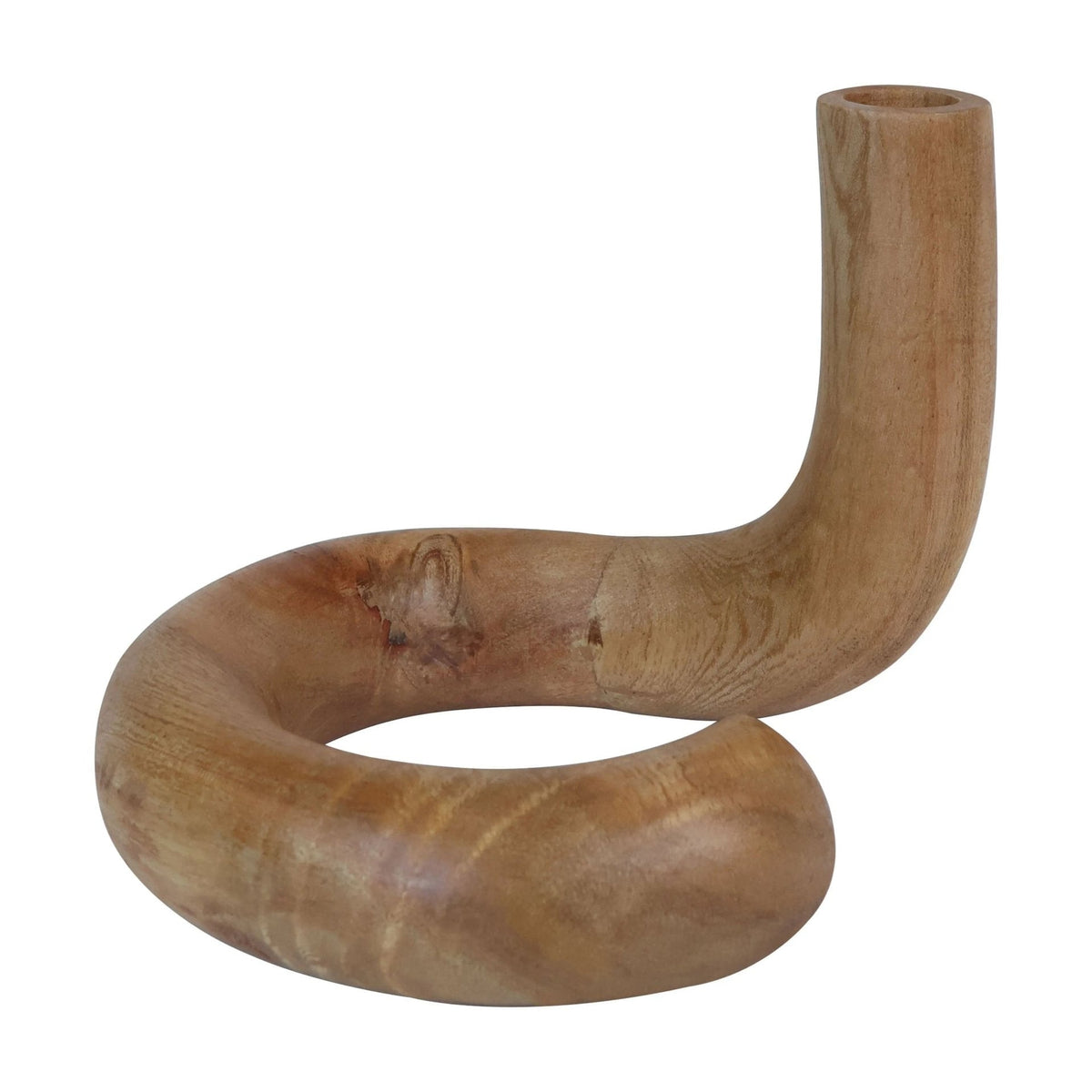 Woodland Natural Wood Candle Holder