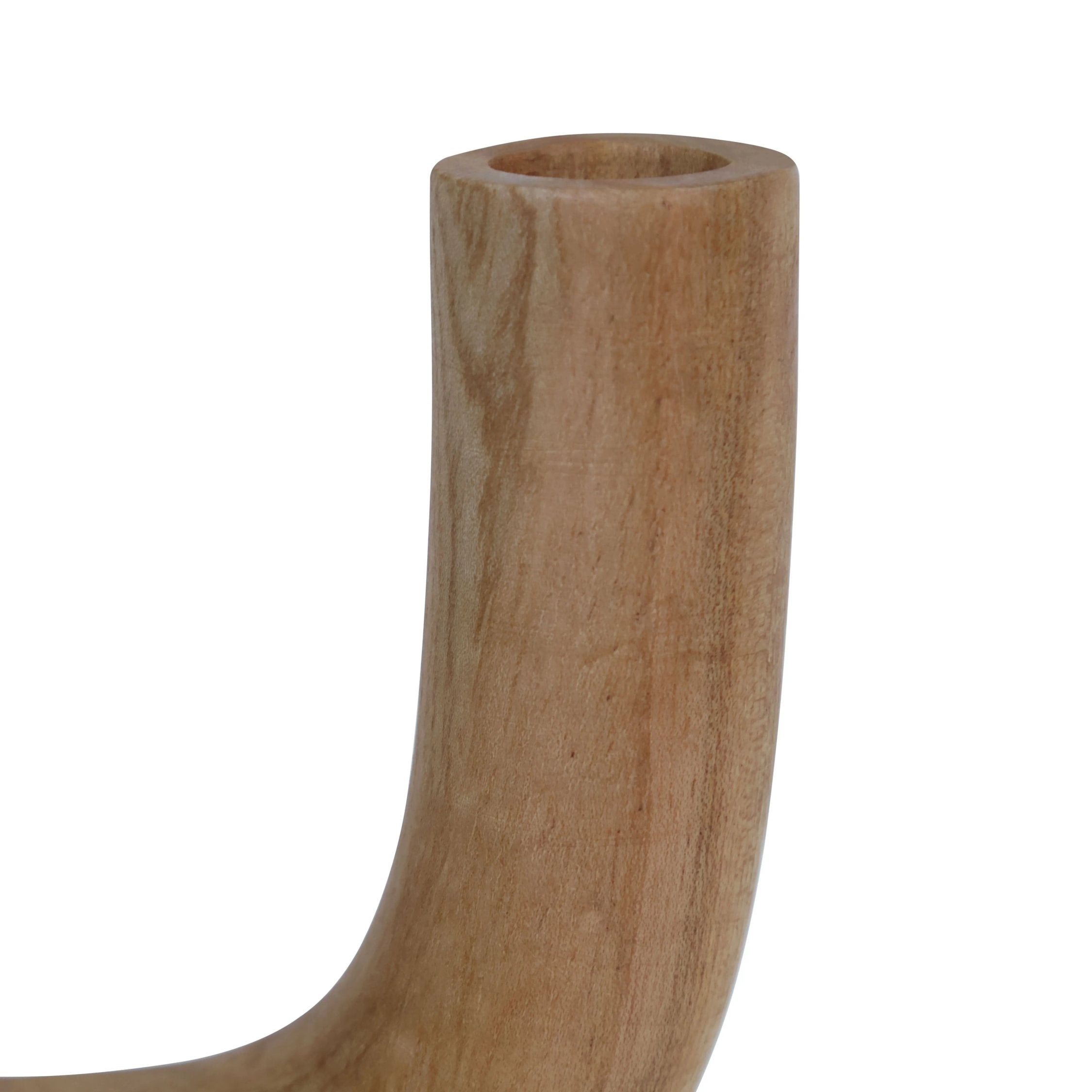 Woodland Natural Wood Candle Holder