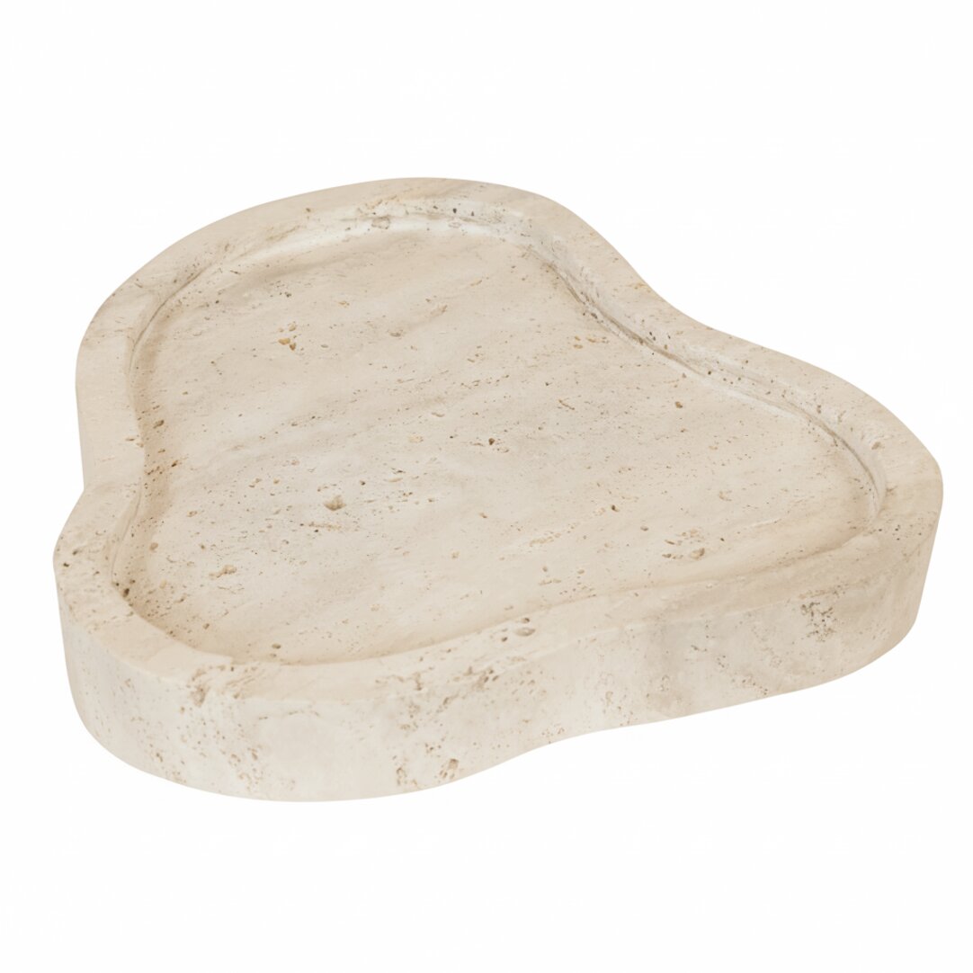 Amo Travertine Irregular Tray