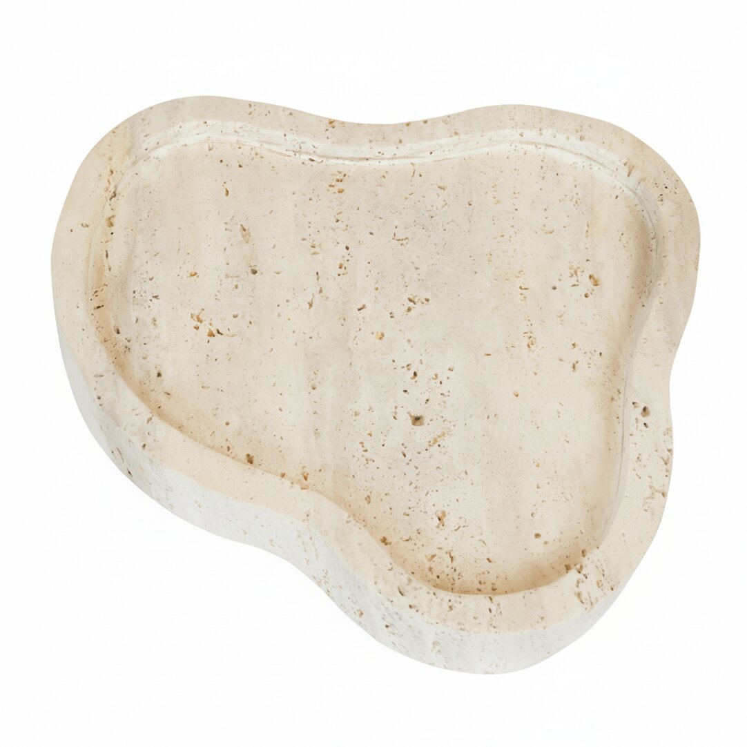 Amo Travertine Irregular Tray