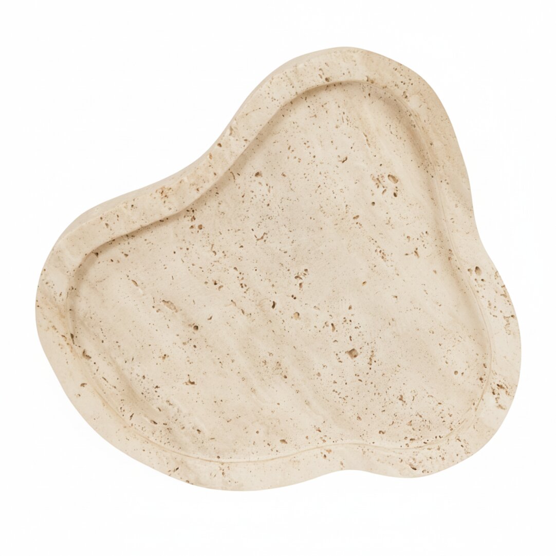 Amo Travertine Irregular Tray
