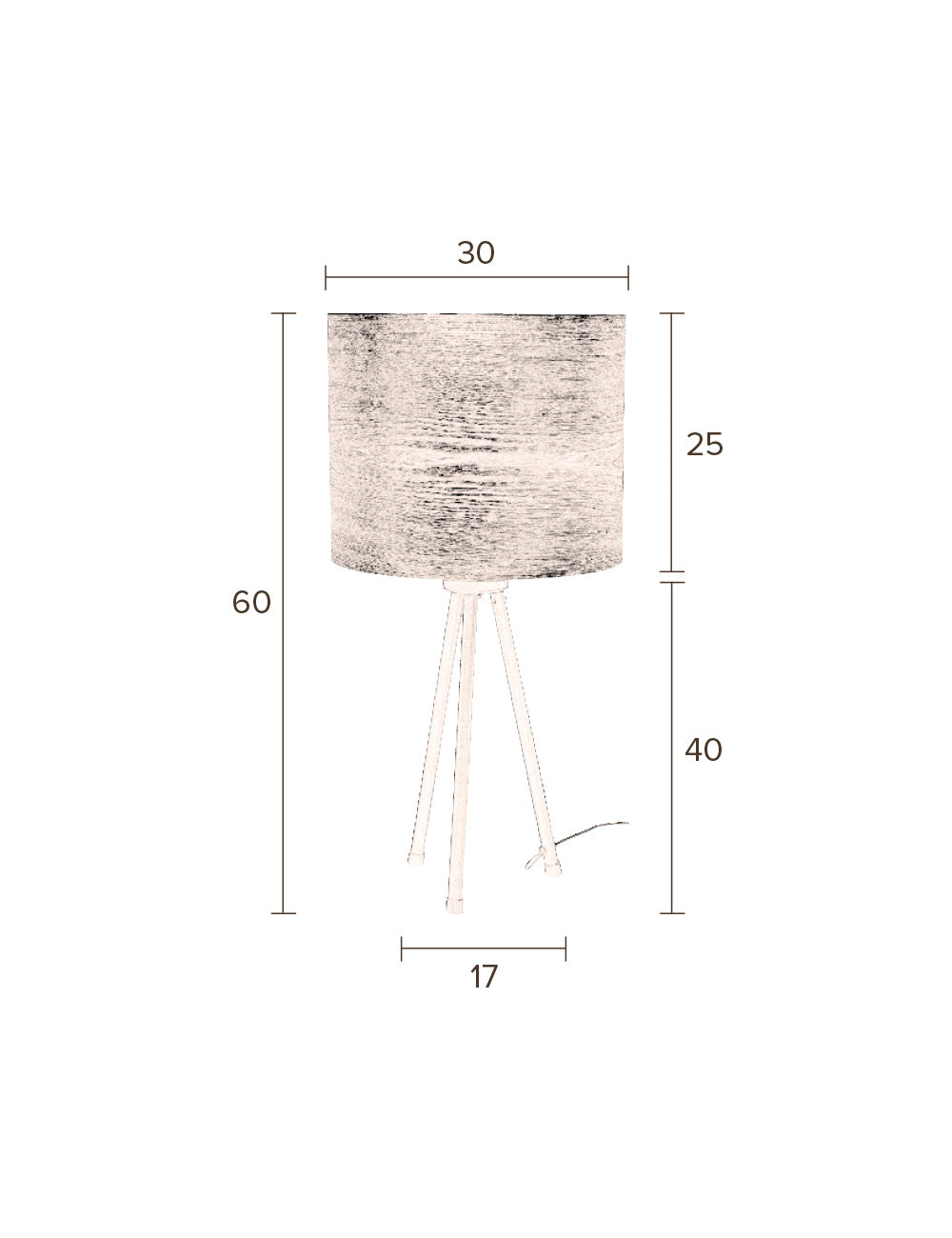 Dutchbone Woodland Table Lamp