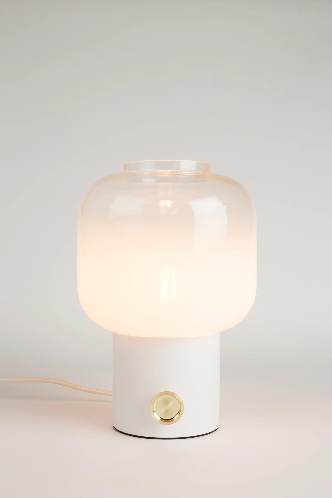 Zuiver Moody White Glass Table Lamp