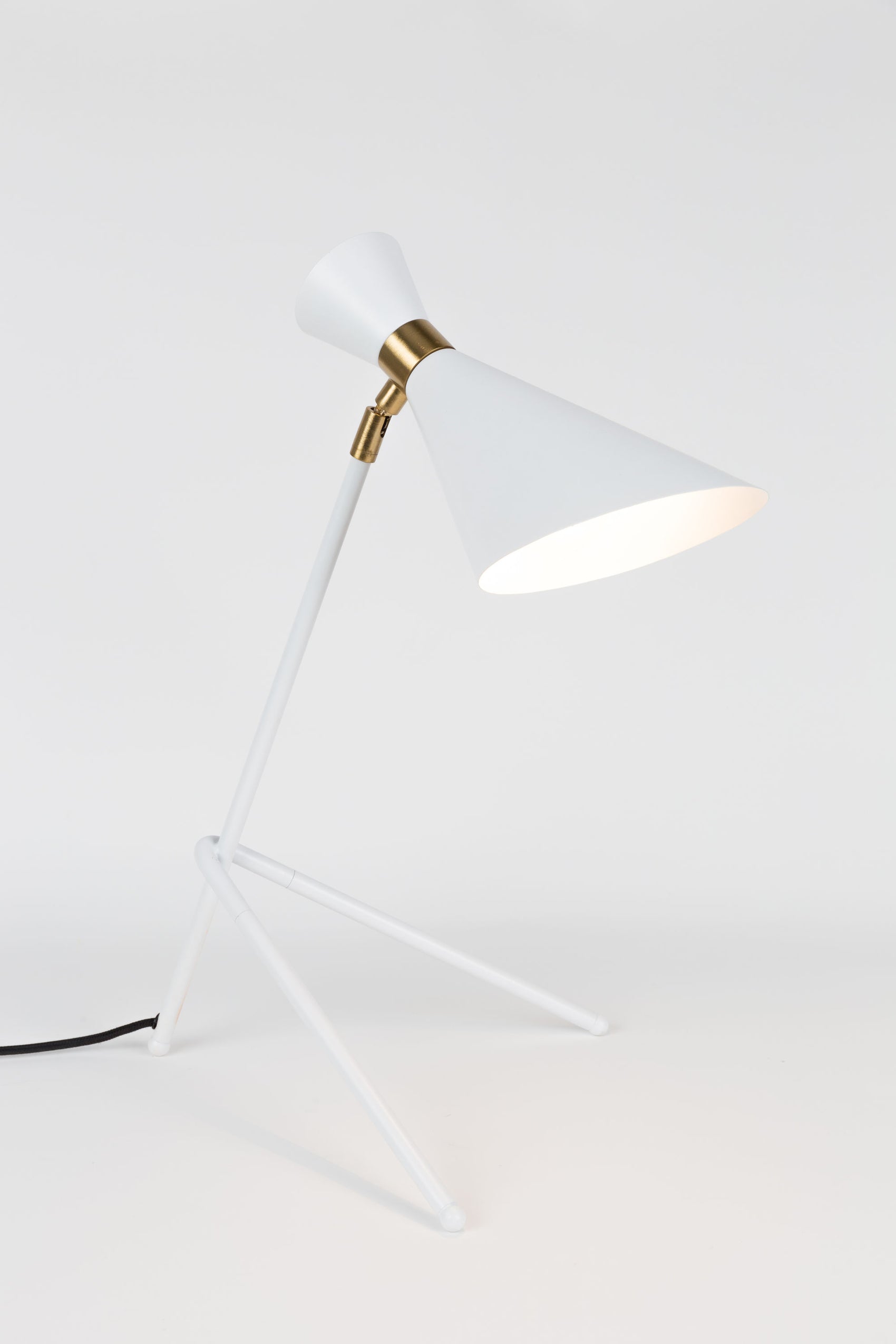 Zuiver Shady White & Gold Table Lamp