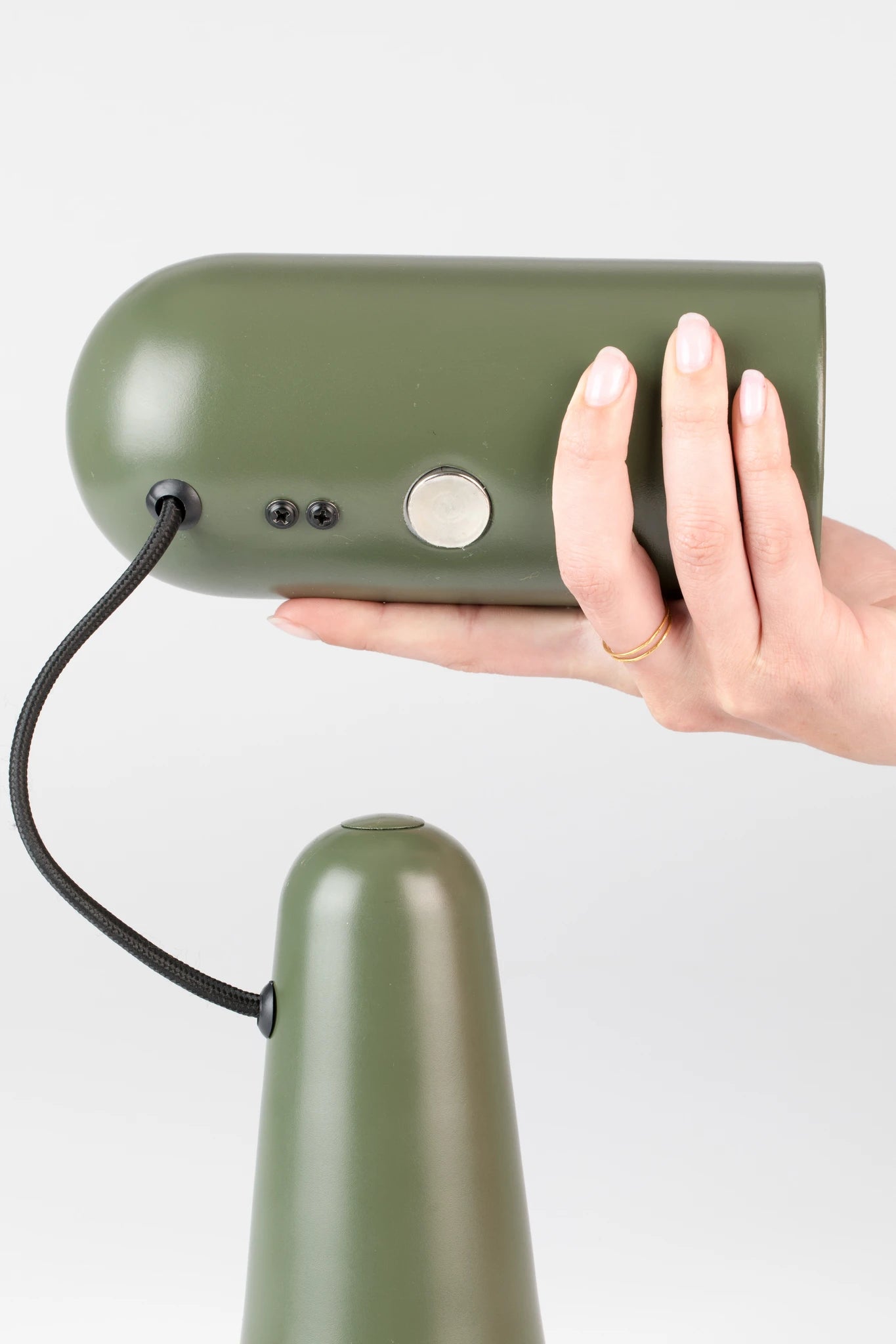 Vesper Green Iron Table Lamp