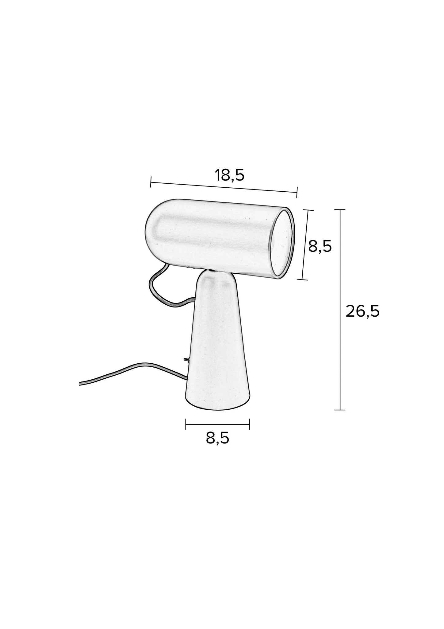 Vesper Green Iron Table Lamp