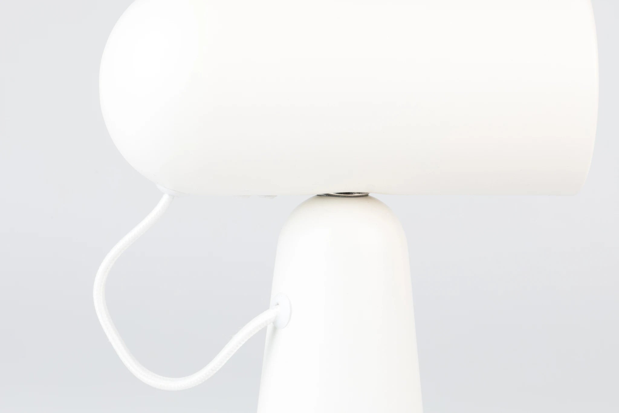 Vesper White Iron Table Lamp