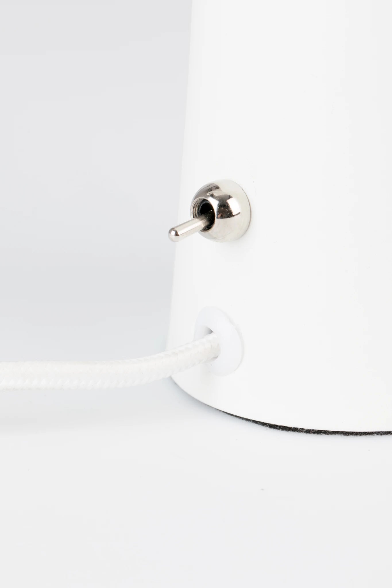 Vesper White Iron Table Lamp