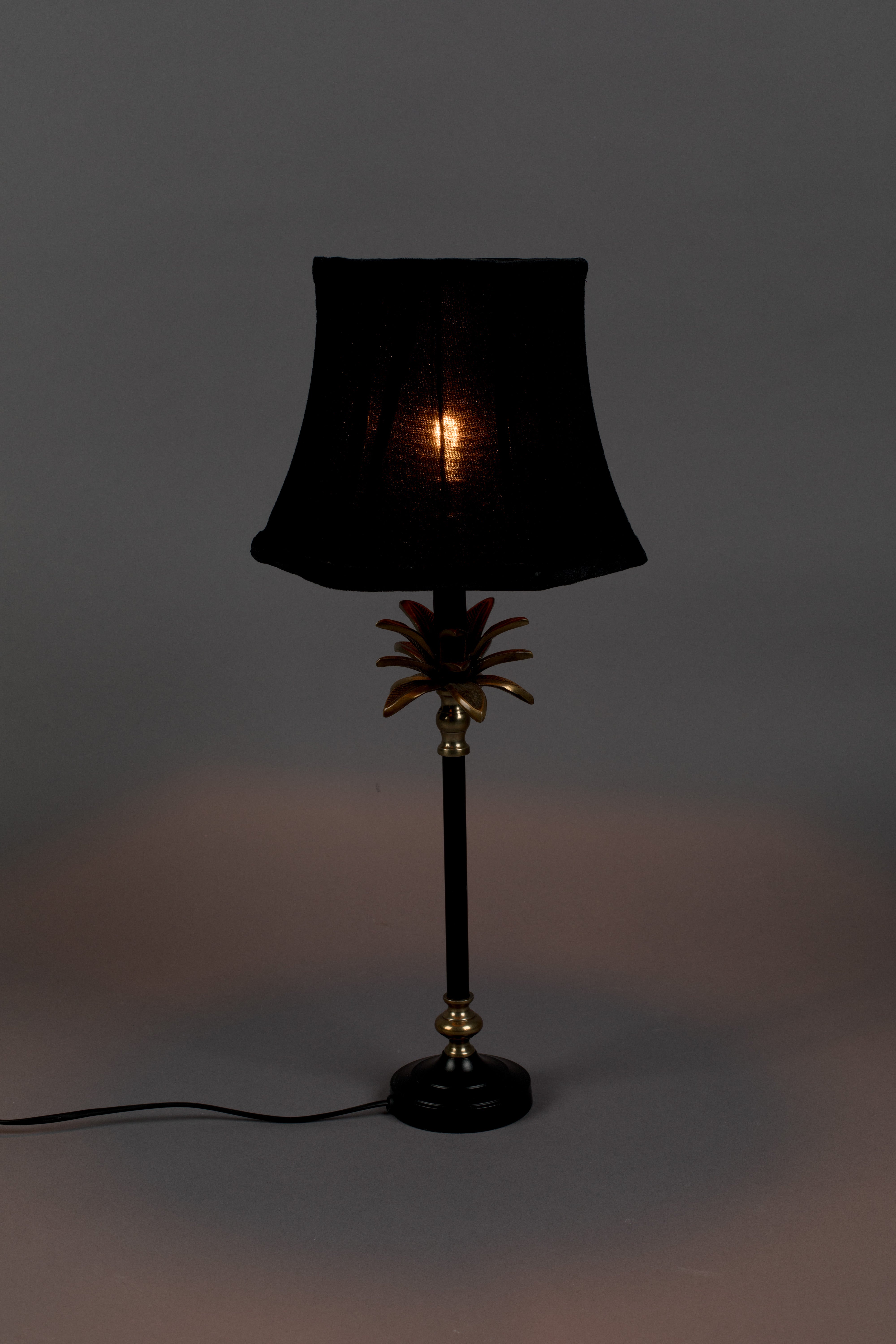 Dutchbone Cresta Gold Palm Tree Table Lamp