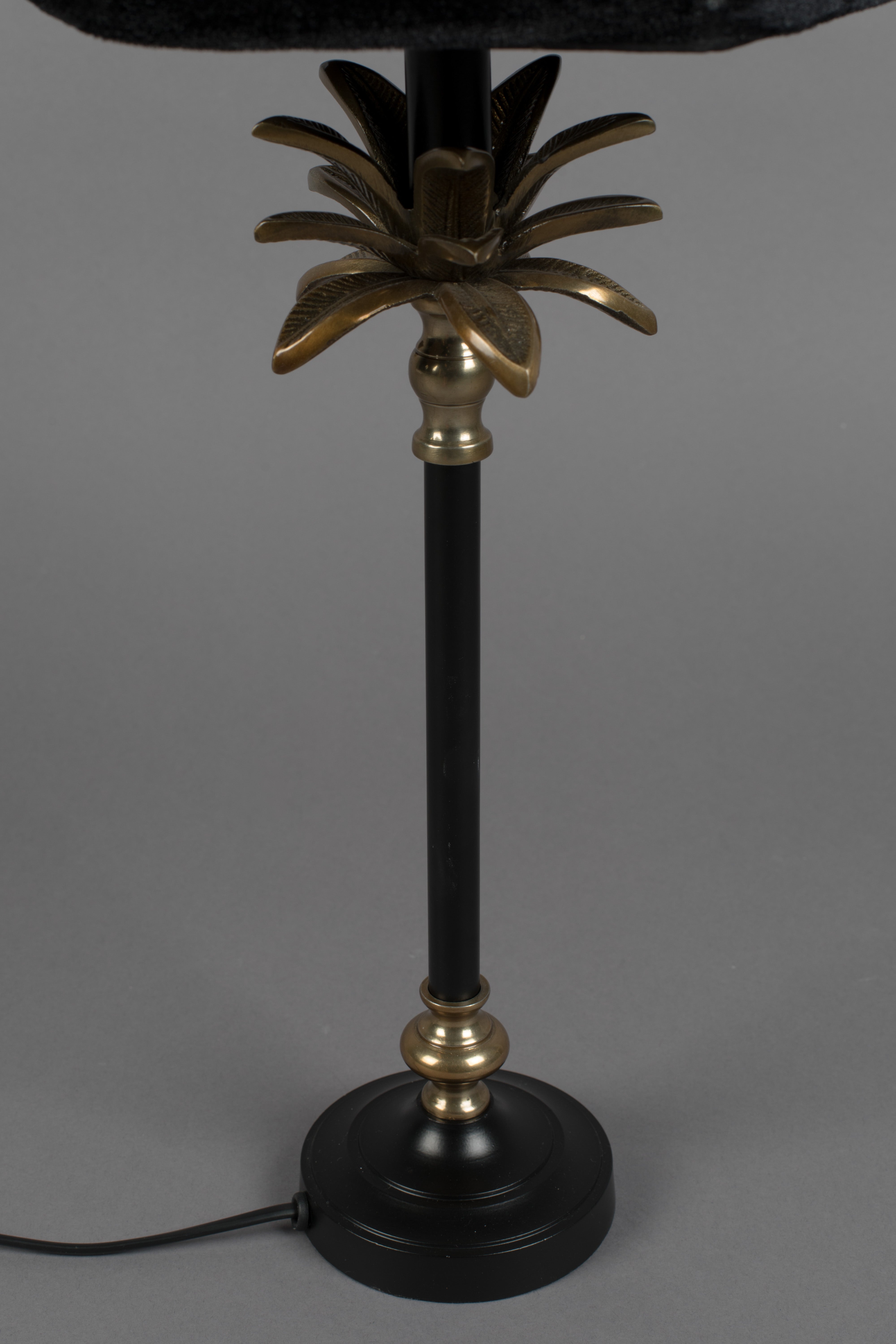 Dutchbone Cresta Gold Palm Tree Table Lamp