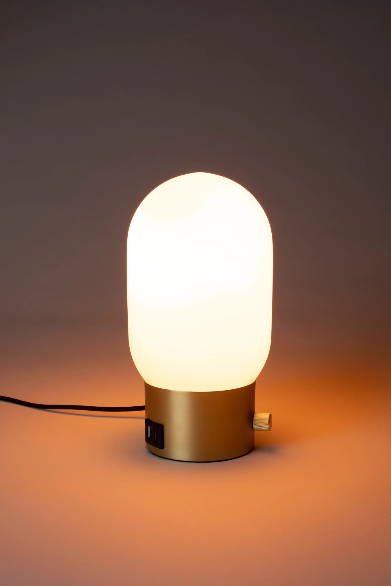 Zuiver Urban Charger Gold Glass Table Lamp