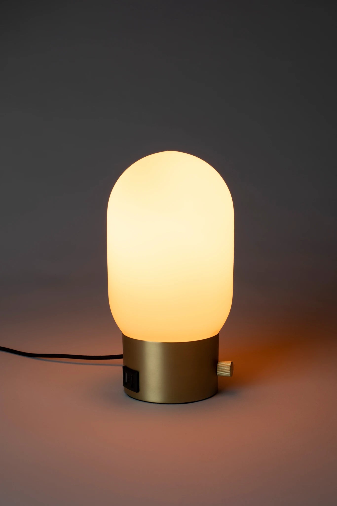 Zuiver Urban Charger Gold Glass Table Lamp