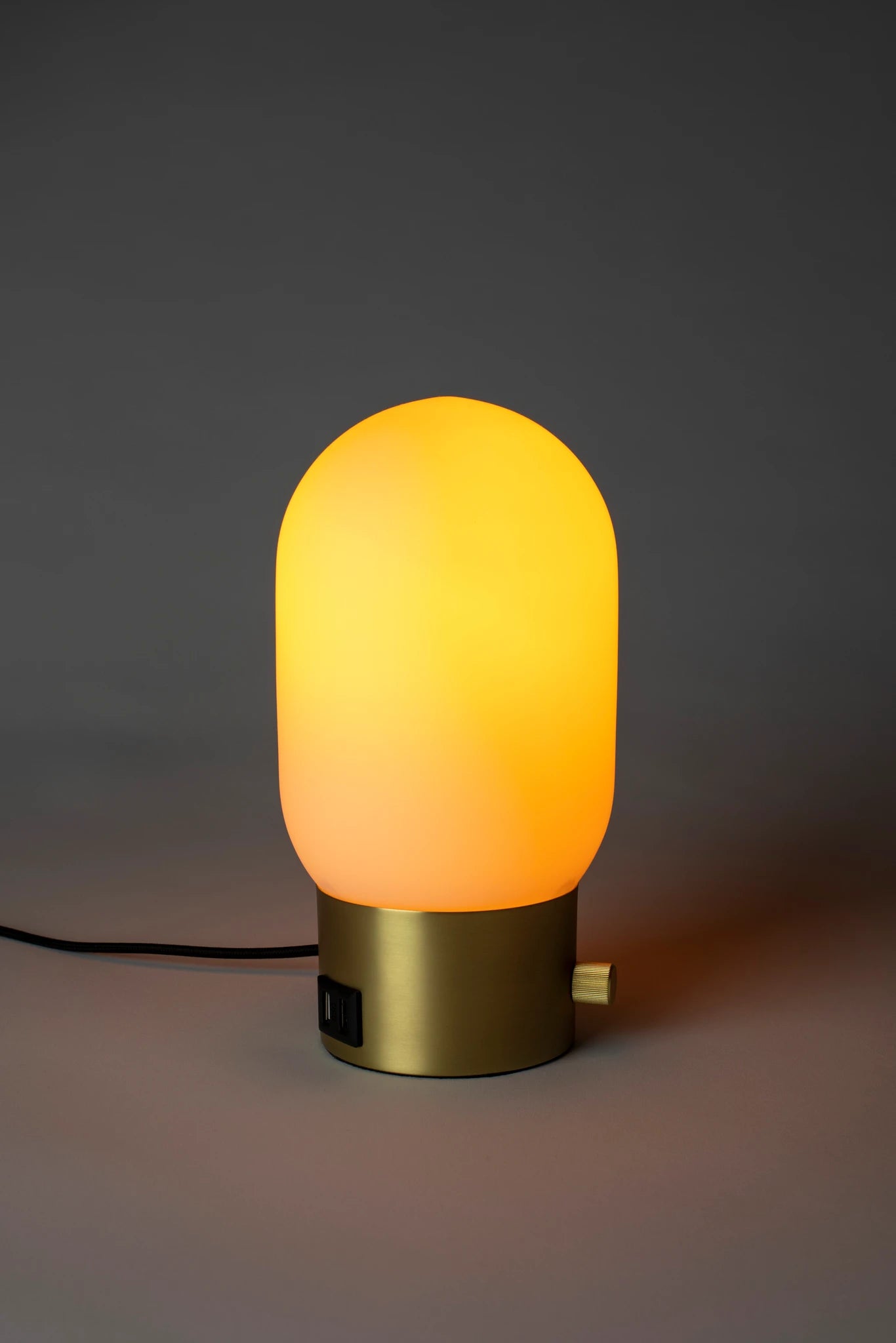 Zuiver Urban Charger Gold Glass Table Lamp