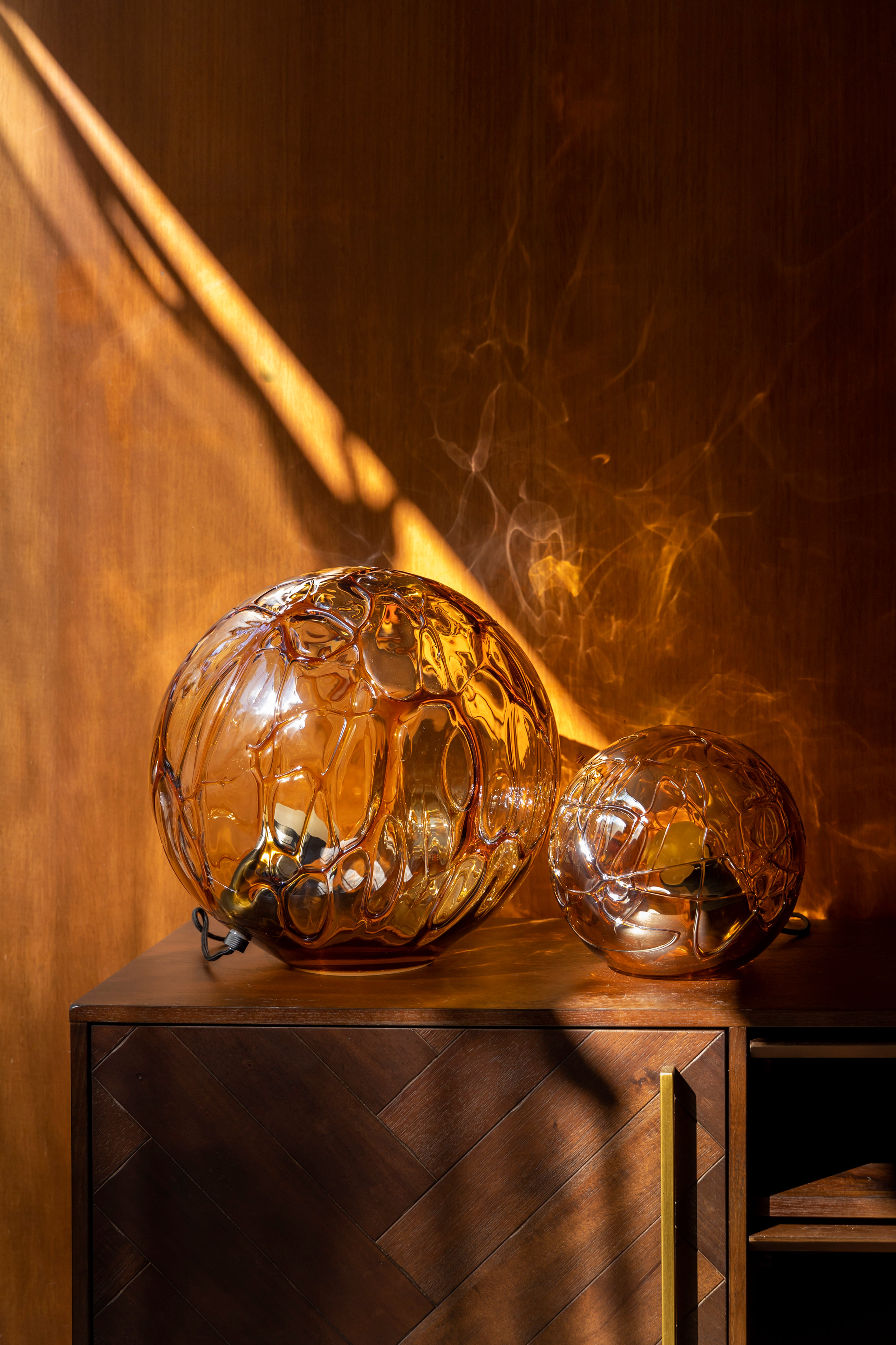 Dutchbone Lune 25 Melting Glass Table Lamp