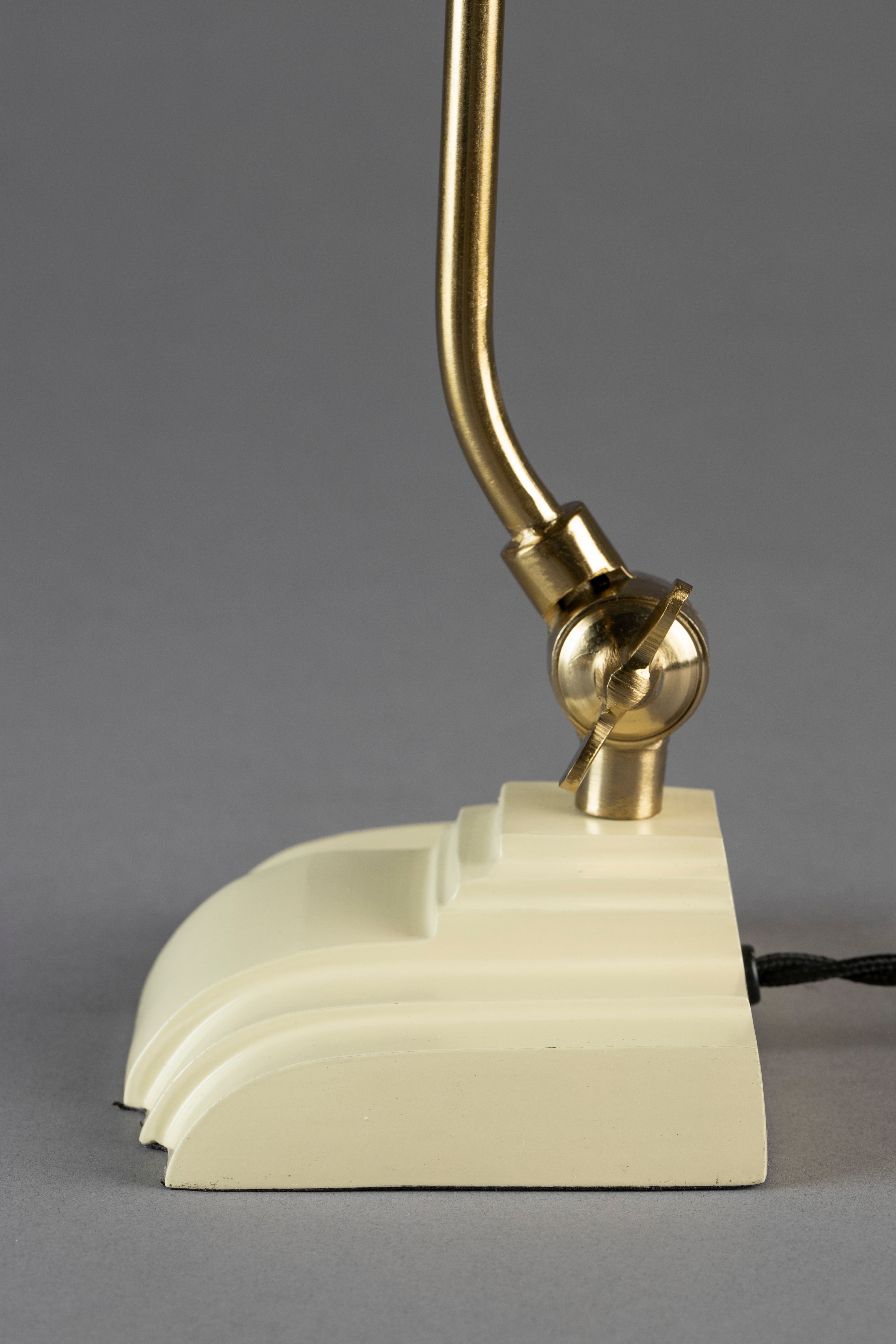 Dutchbone Gaia Ivory & Gold Table Lamp