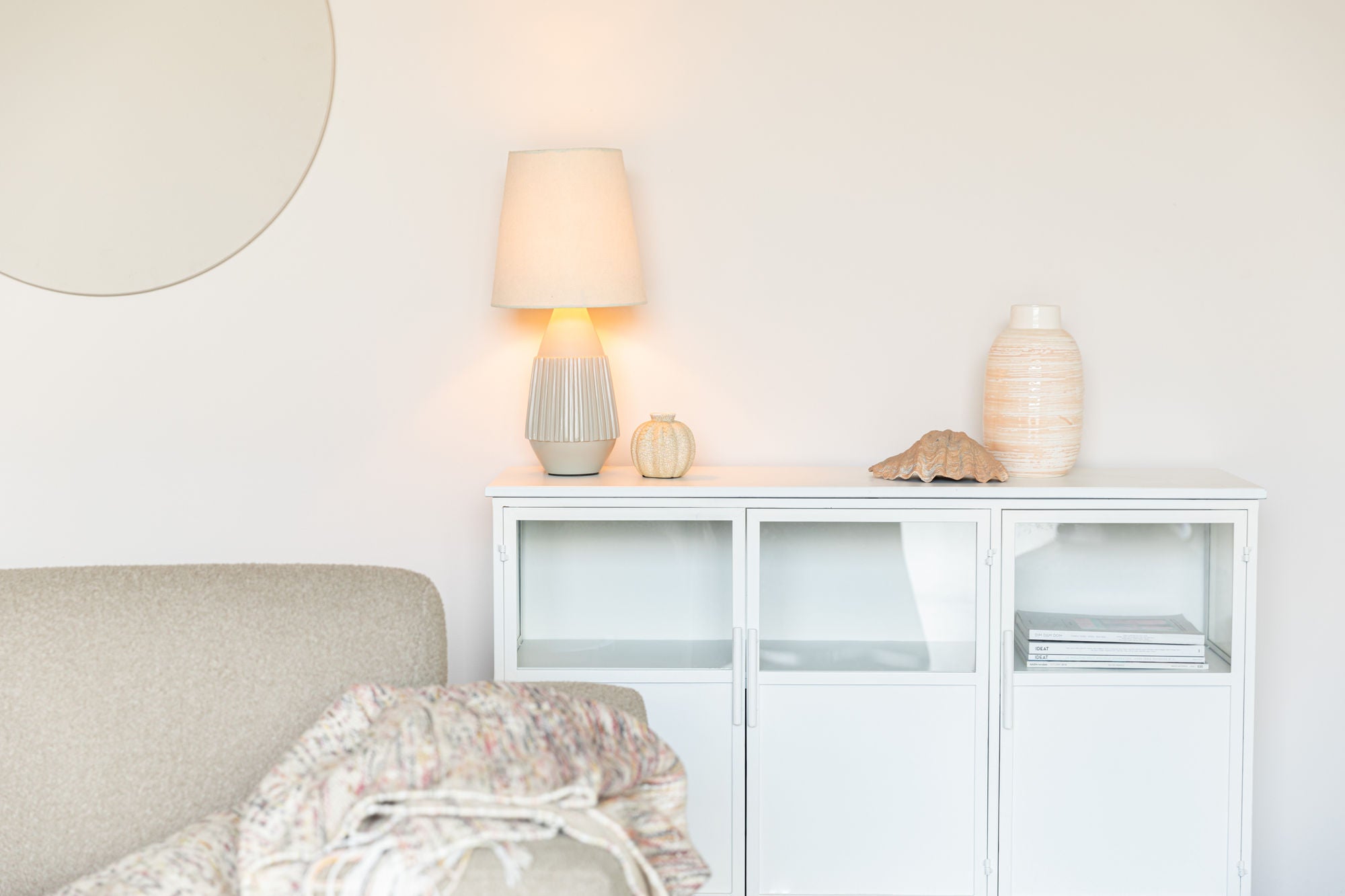 Aysa Sand Aluminum Table Lamp