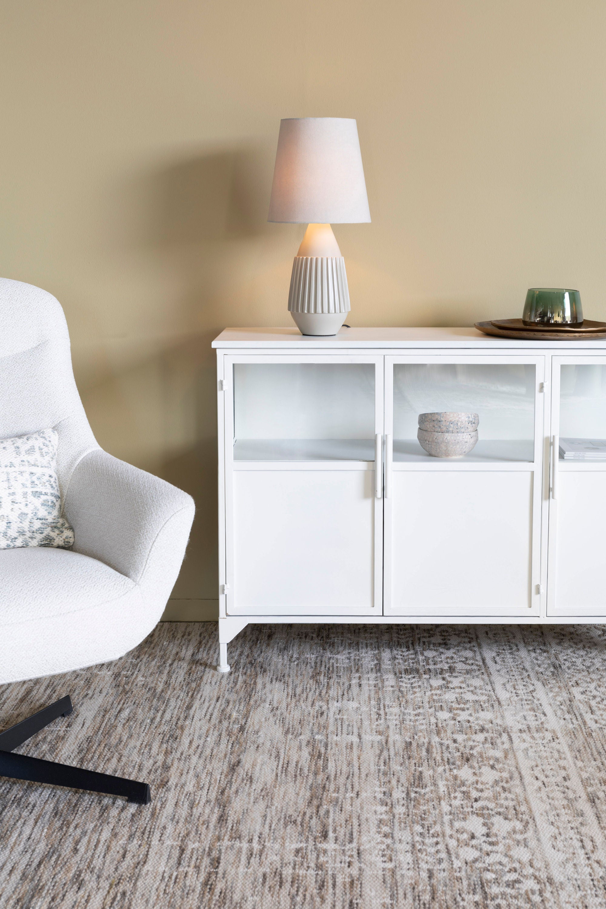 Aysa Sand Aluminum Table Lamp