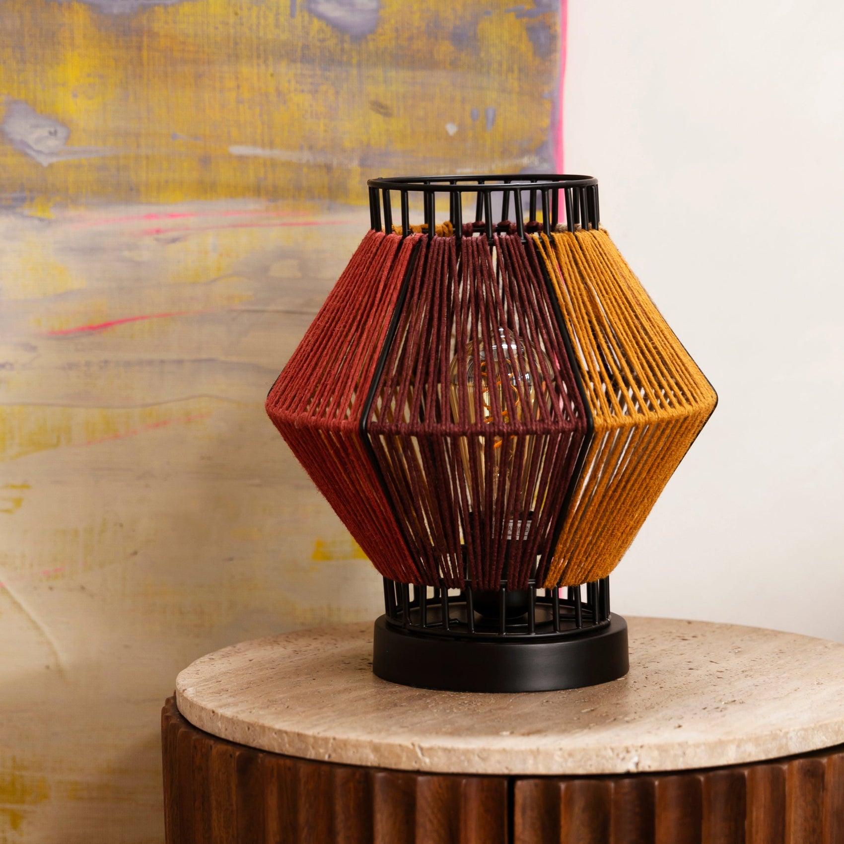 Dutchbone Surya Sunset Rope Table Lamp