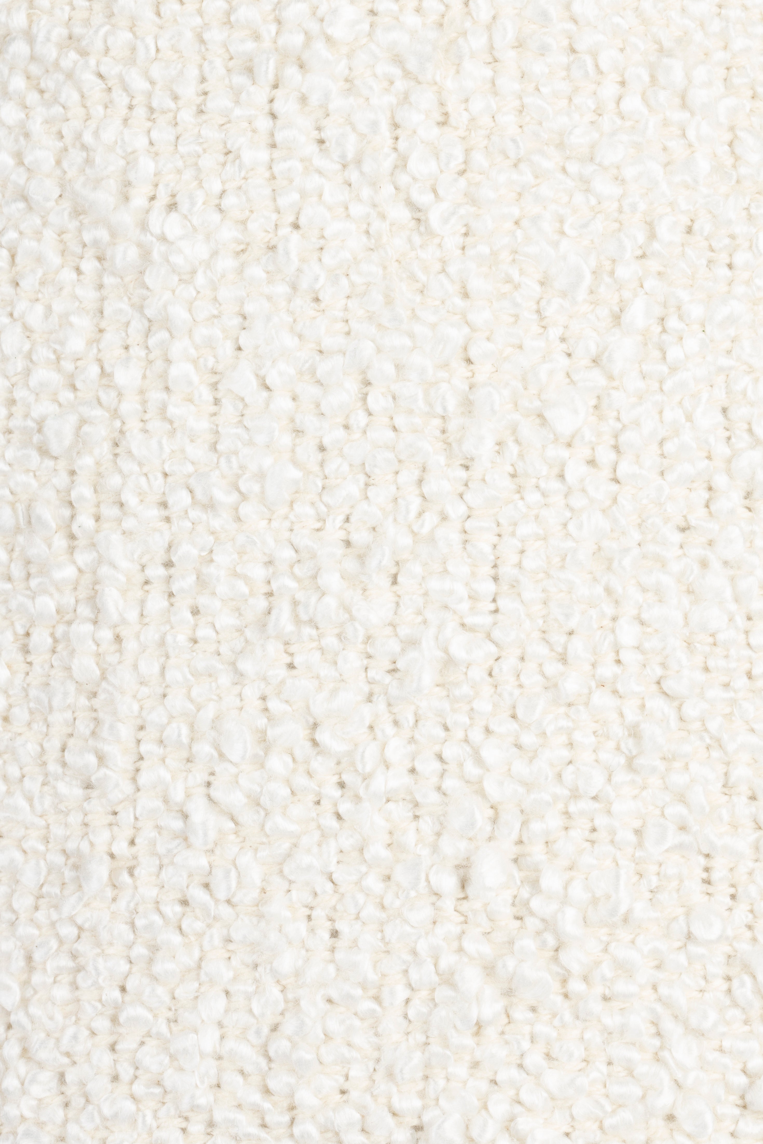 Dutchbone Renzo Handmade Black Base & White Boucle Table Lamp